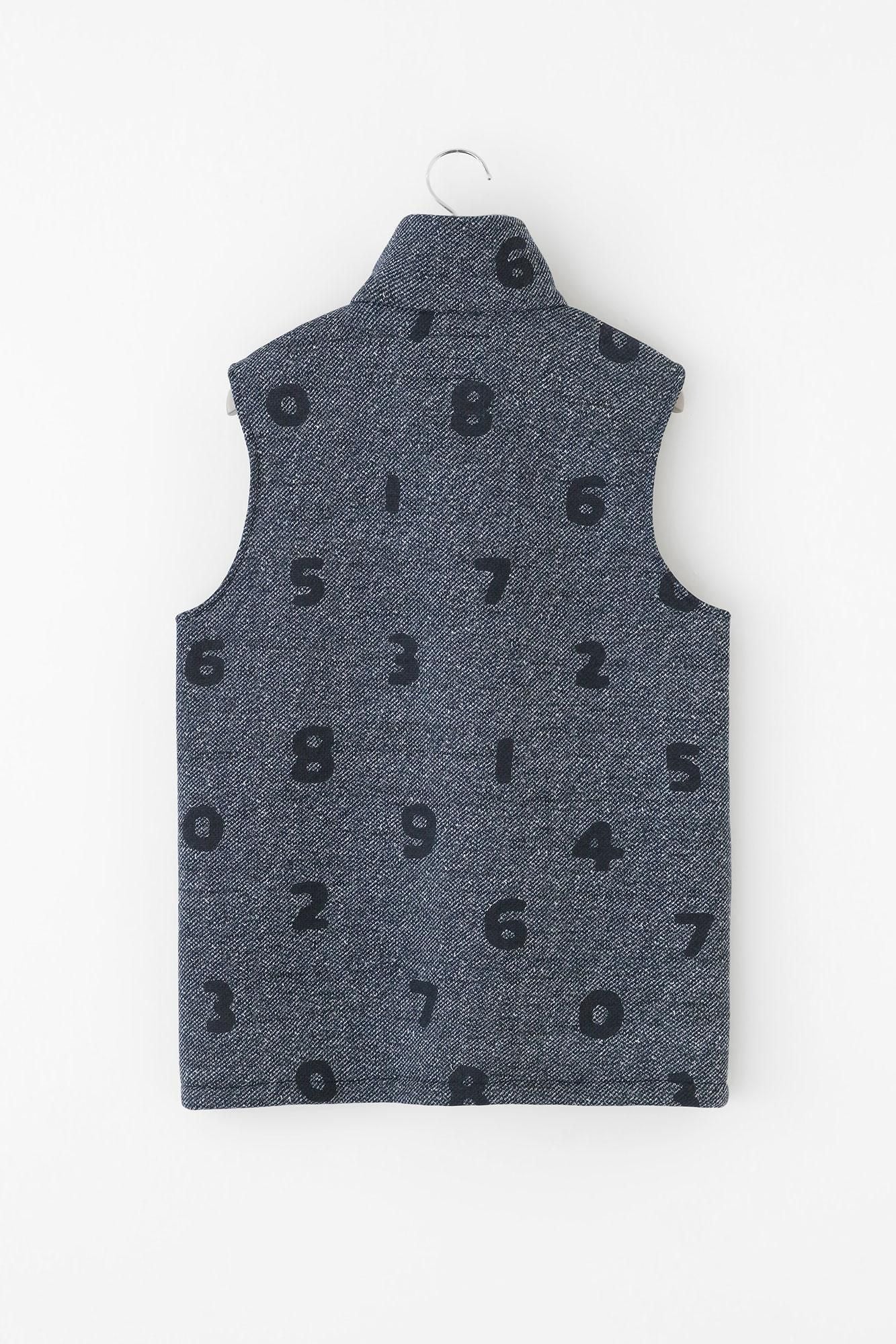 【官網限定】內起絨斜紋針織背心／SO-SU-U十數 寶藍色