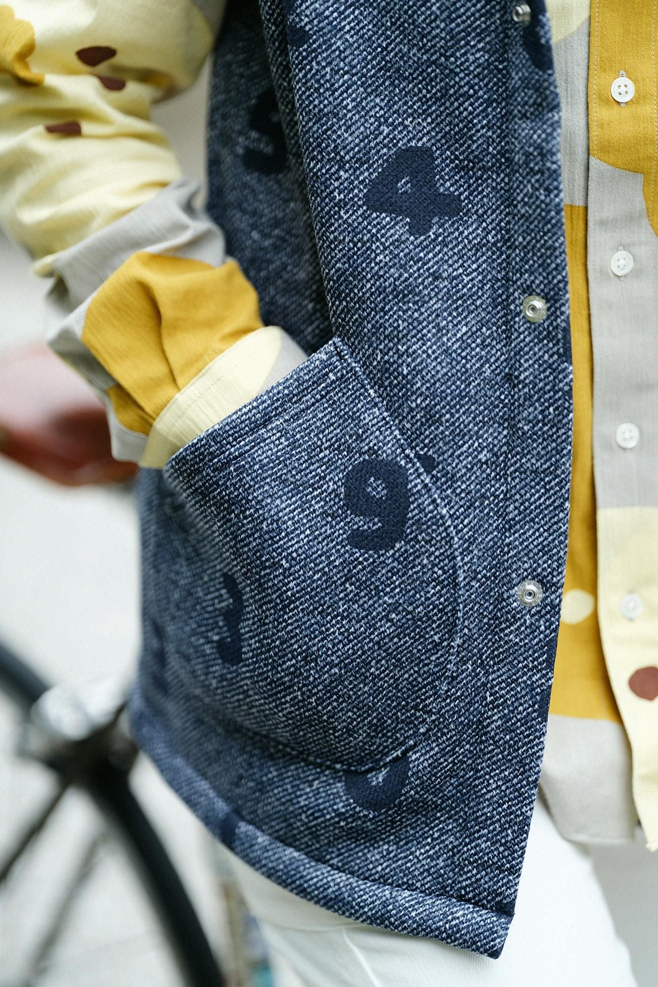 【官網限定】內起絨斜紋針織背心／SO-SU-U十數 寶藍色