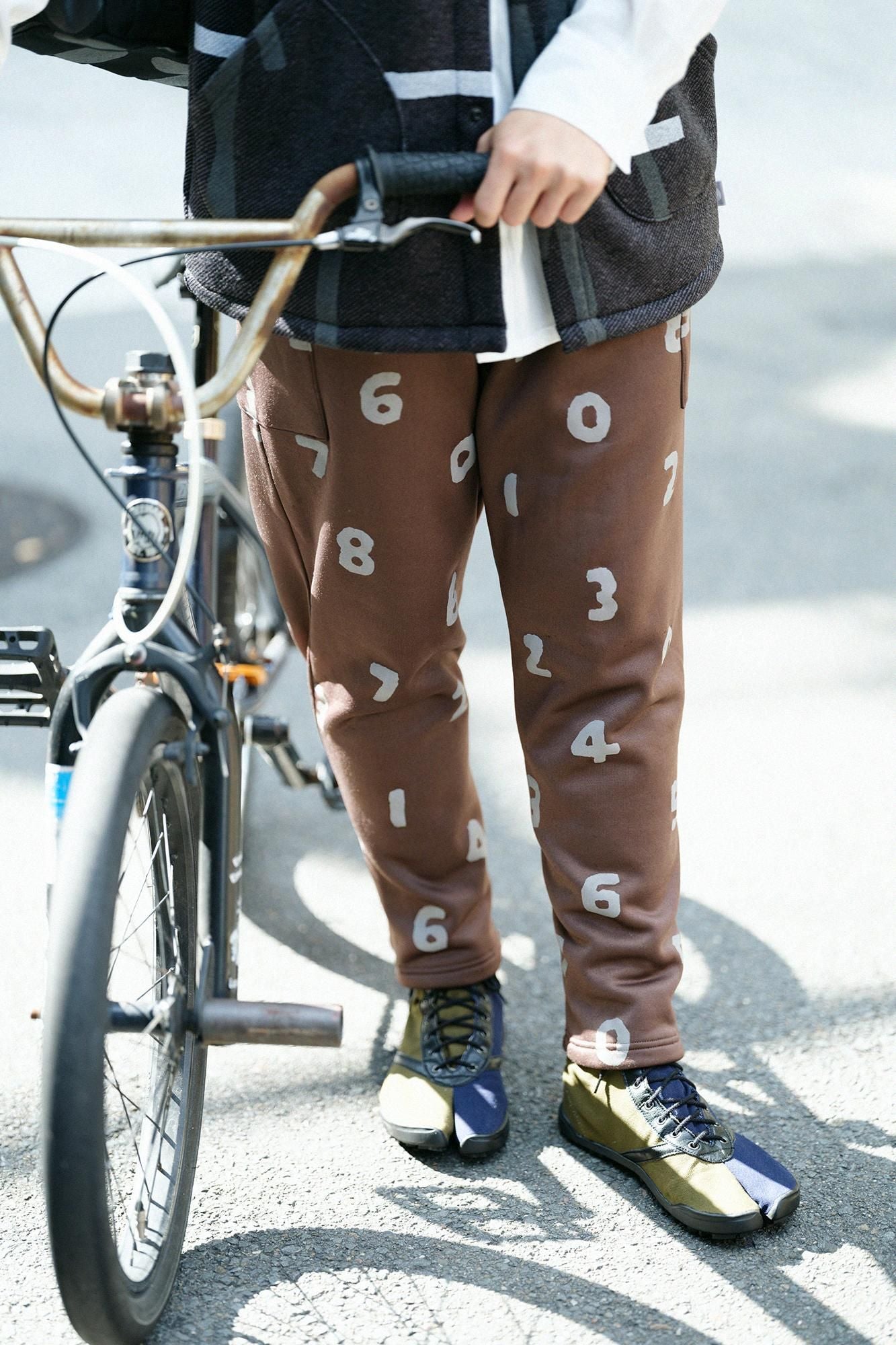 Fleece Brushed Lining Fleece BIKE Jodhpur／SO-SU-U Brown 