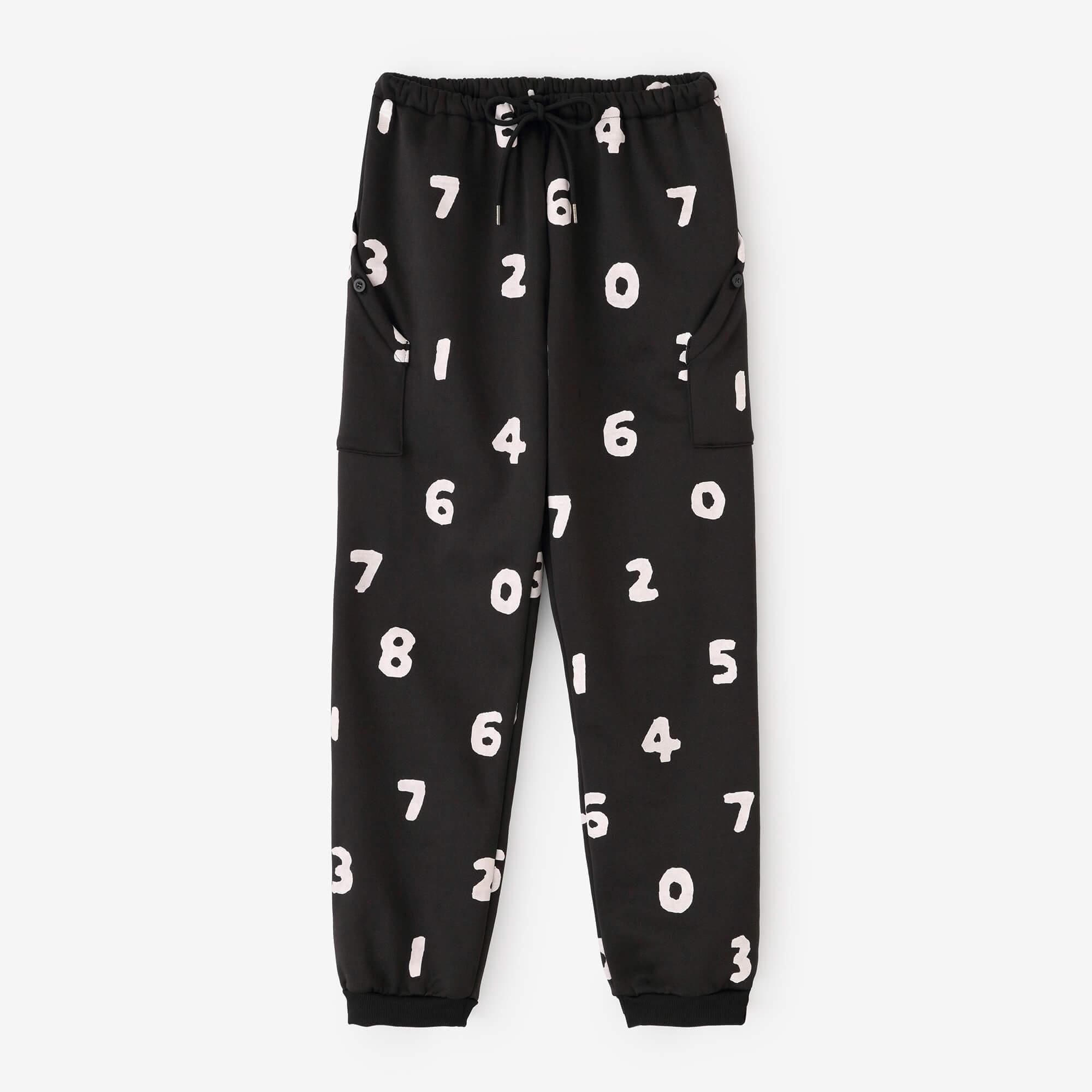 裏起毛フリース BIKEパンツ／SO-SU-U 濡羽色（ぬればいろ）