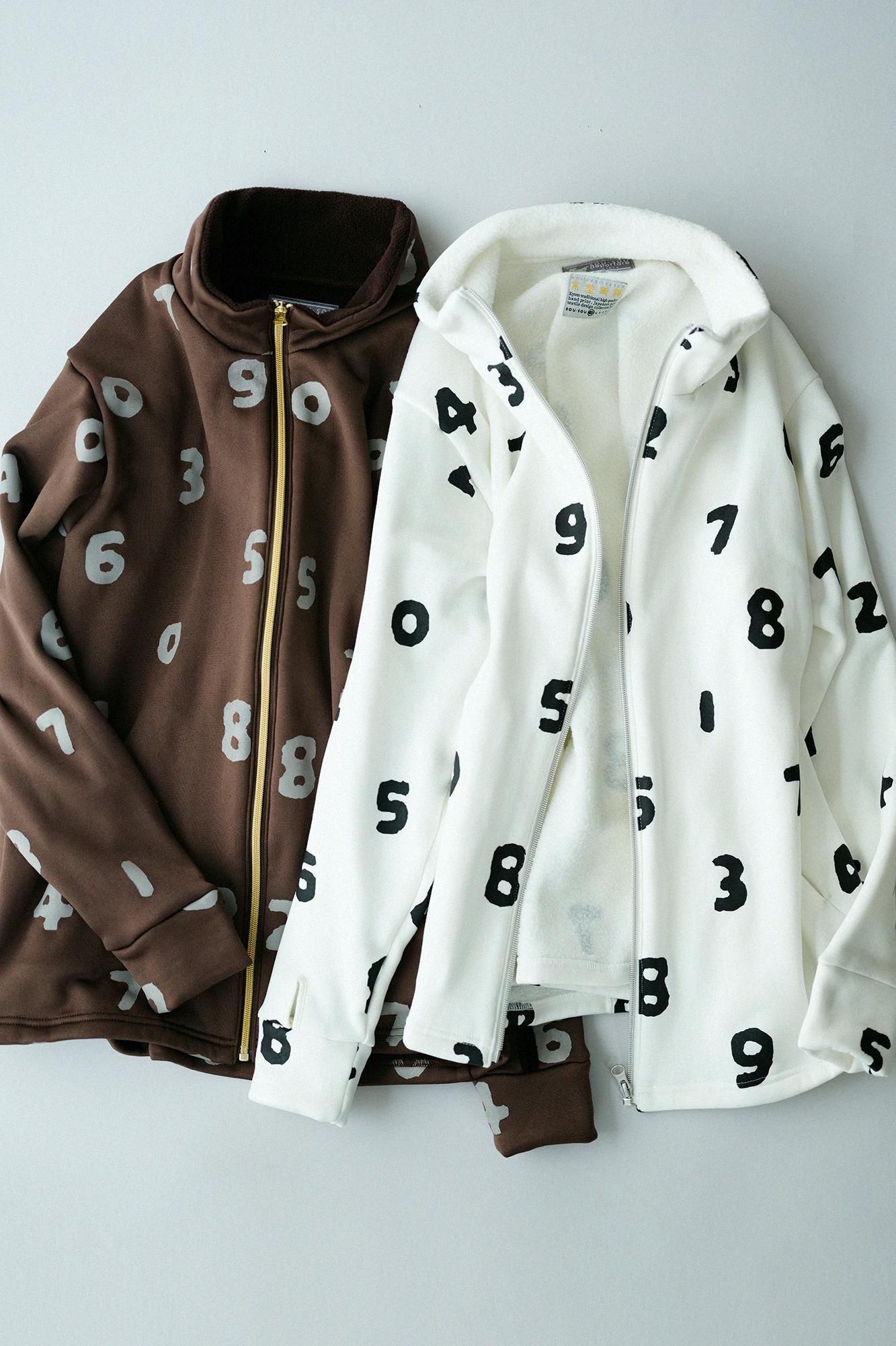 Fleece Brushed Lining H.W.S ZIP UP Blouson／SO-SU-U White 