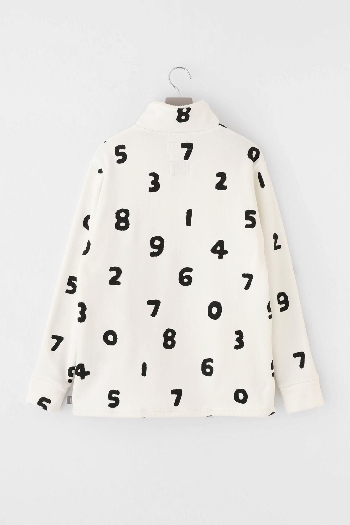 Fleece Brushed Lining H.W.S ZIP UP Blouson／SO-SU-U White 