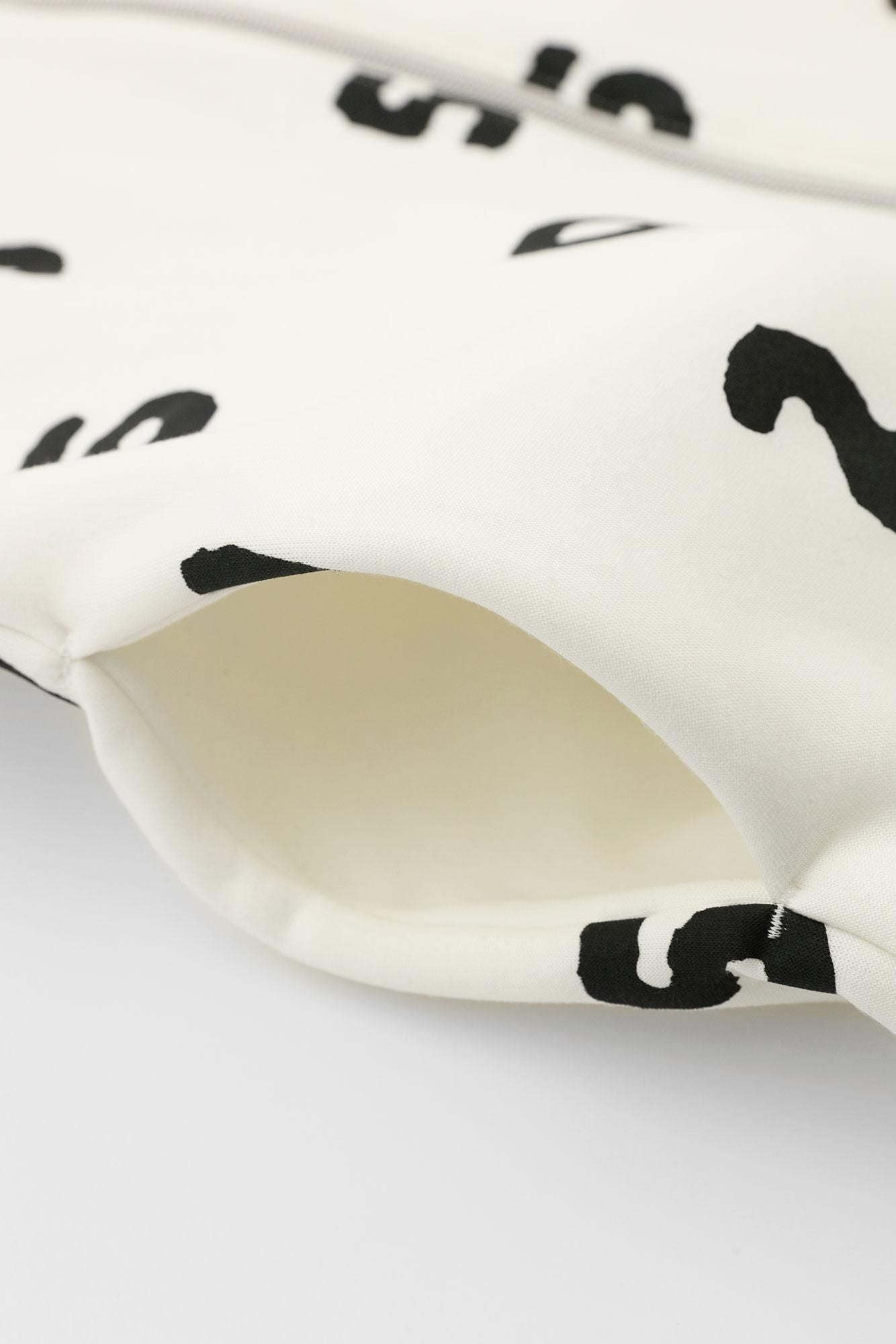 Fleece Brushed Lining H.W.S ZIP UP Blouson／SO-SU-U White 