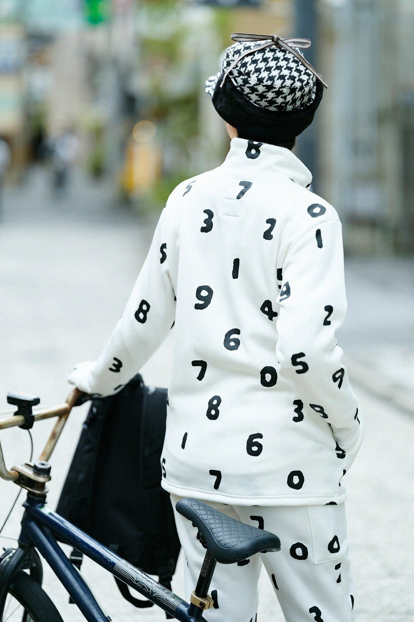 Fleece Brushed Lining H.W.S ZIP UP Blouson／SO-SU-U White 