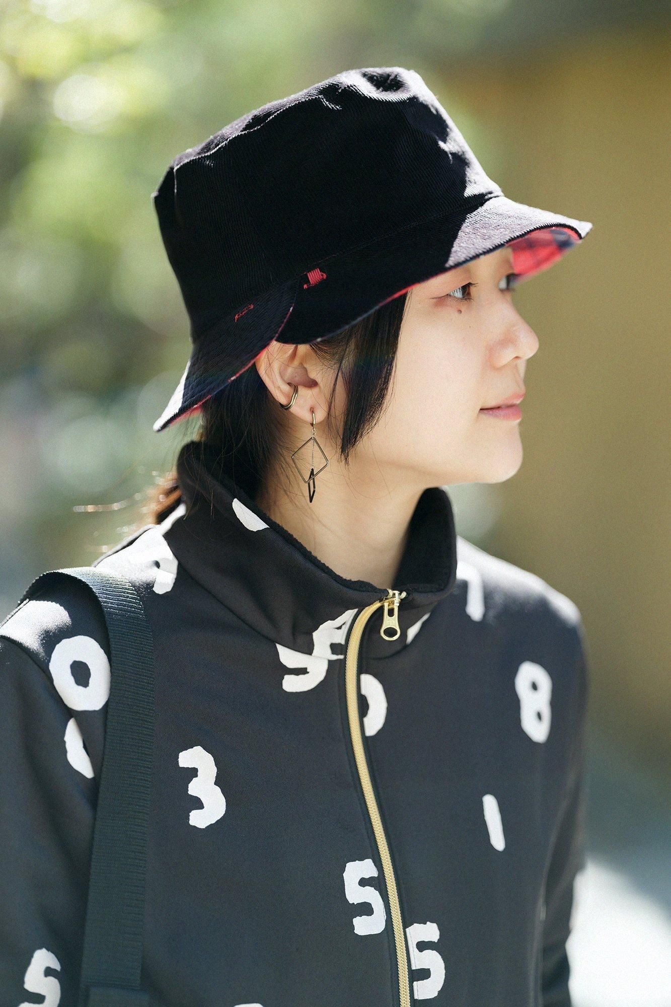 Fleece Brushed Lining H.W.S ZIP UP Blouson／SO-SU-U Black 