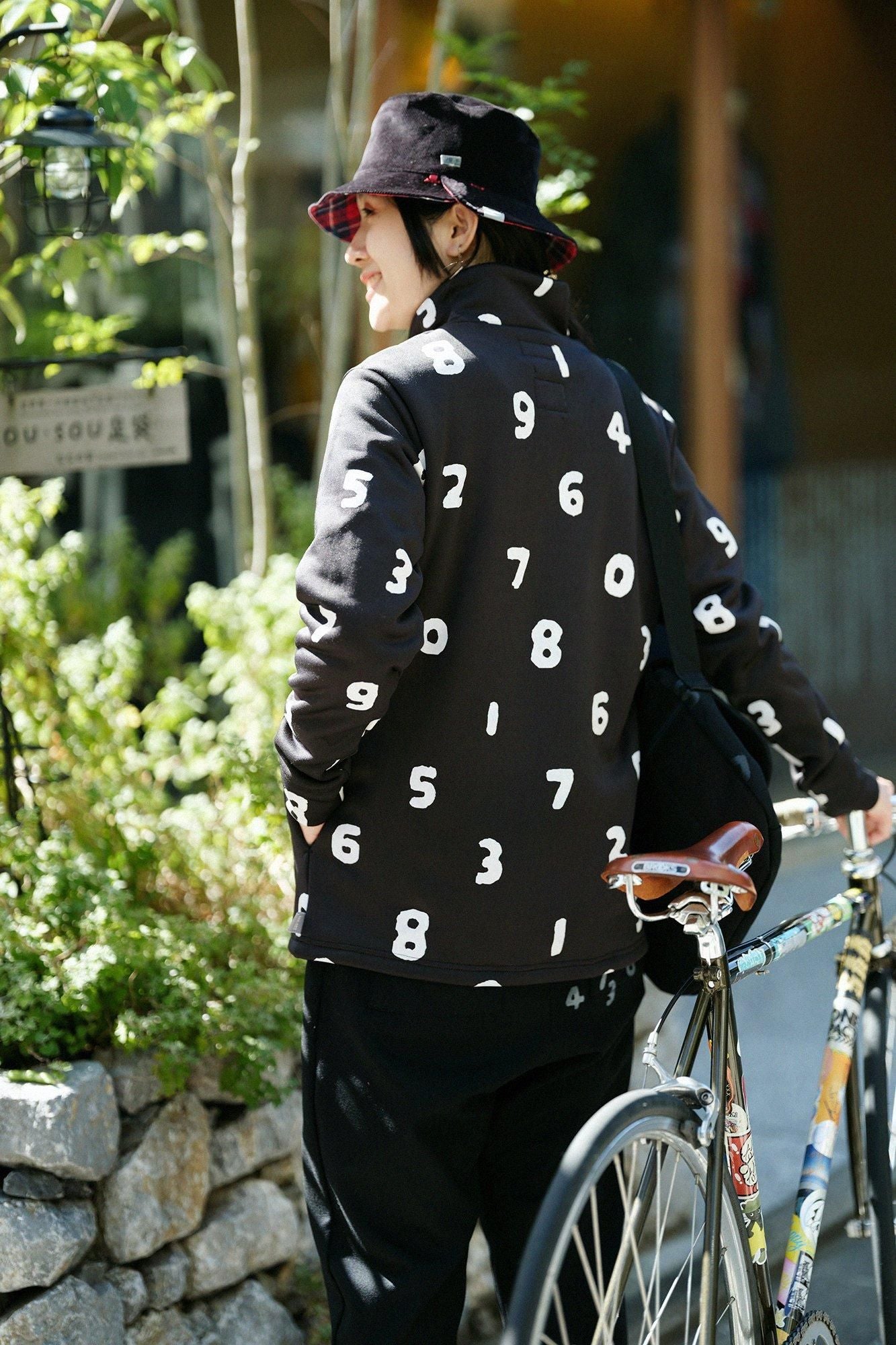 Fleece Brushed Lining H.W.S ZIP UP Blouson／SO-SU-U Black 