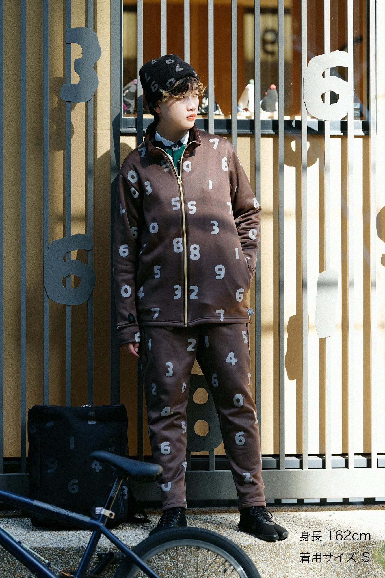 Fleece Brushed Lining H.W.S ZIP UP Blouson／SO-SU-U Brown 