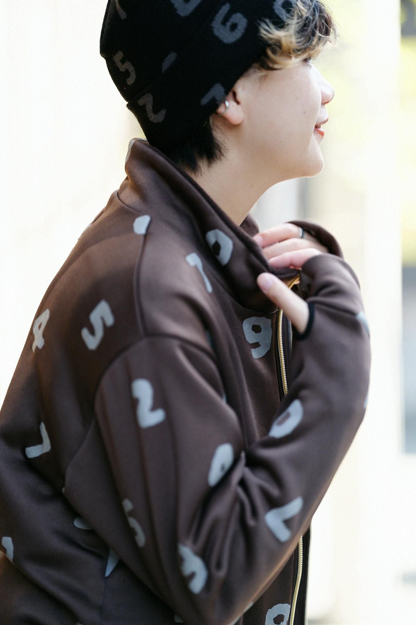 Fleece Brushed Lining H.W.S ZIP UP Blouson／SO-SU-U Brown 