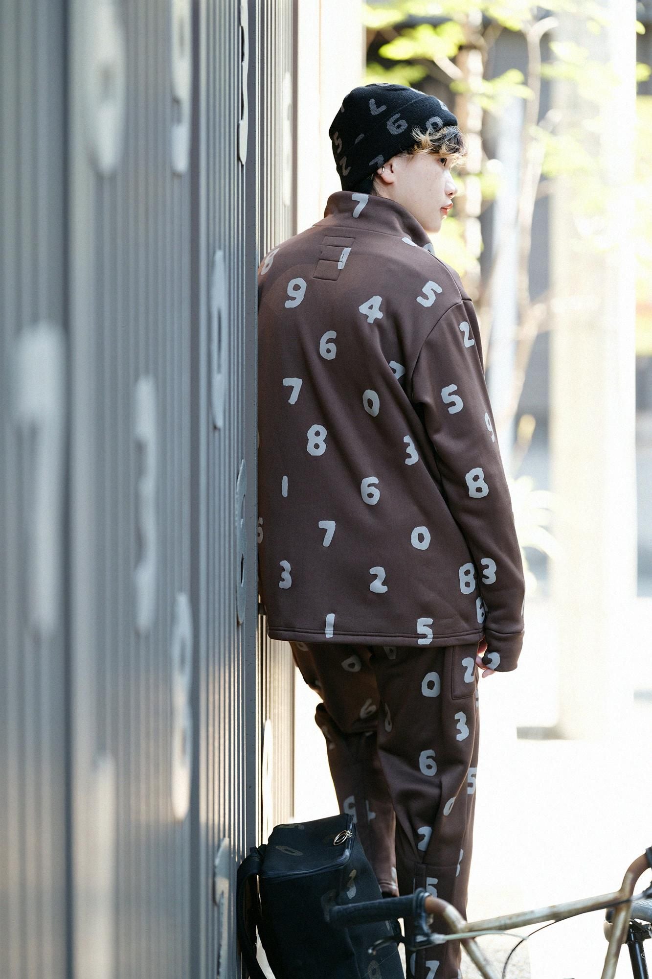 Fleece Brushed Lining H.W.S ZIP UP Blouson／SO-SU-U Brown 