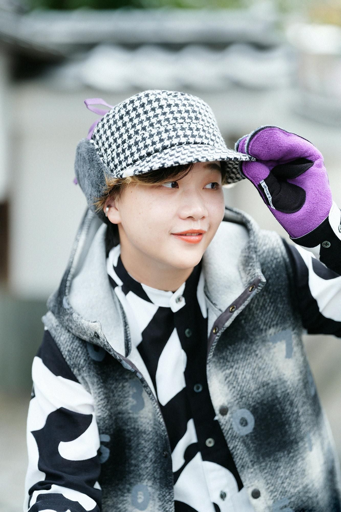 三指手套 touch／SO-SU-U十數 昆 上下 灰色