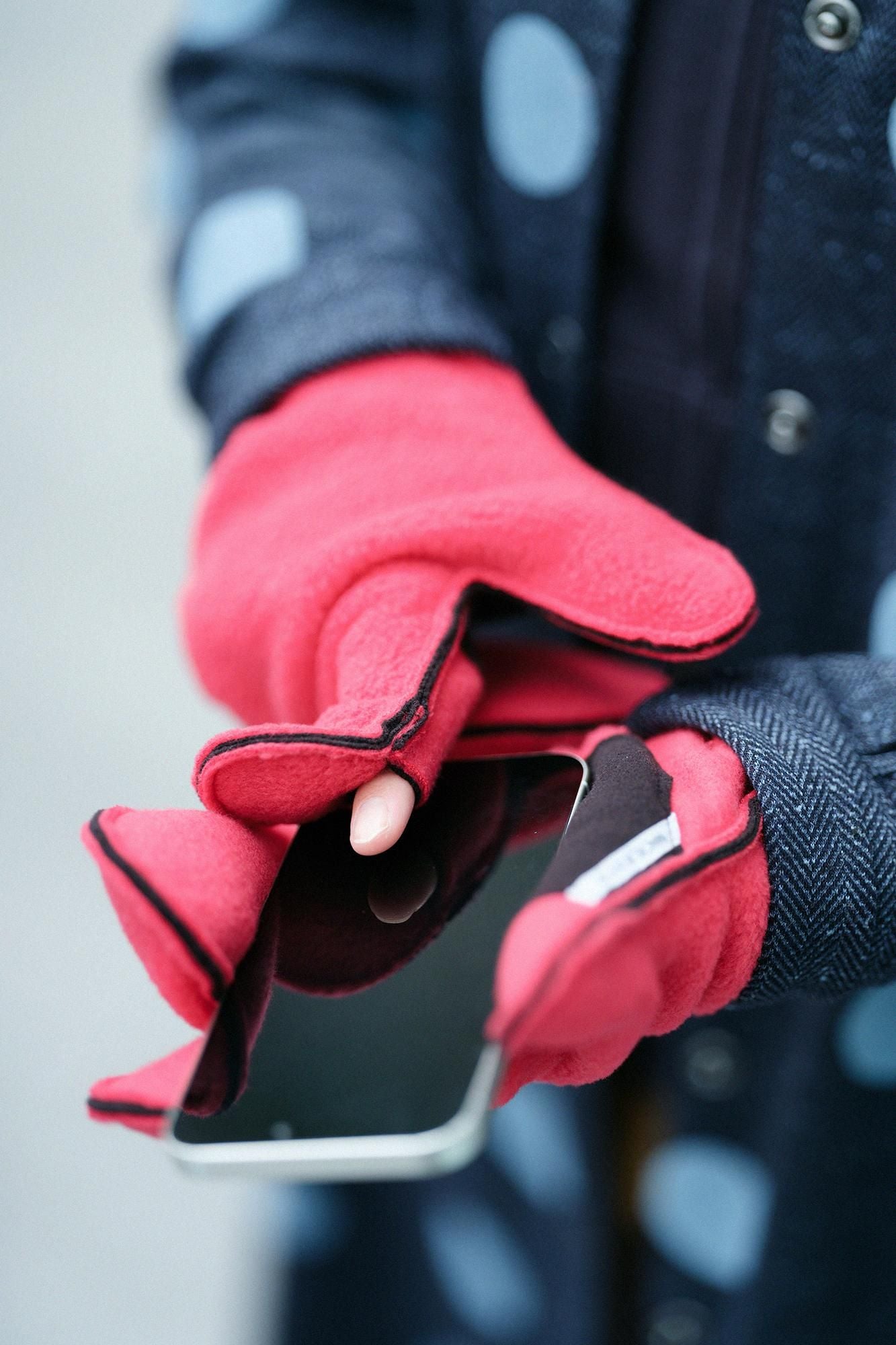 앗찌글러브 터치/빨간색