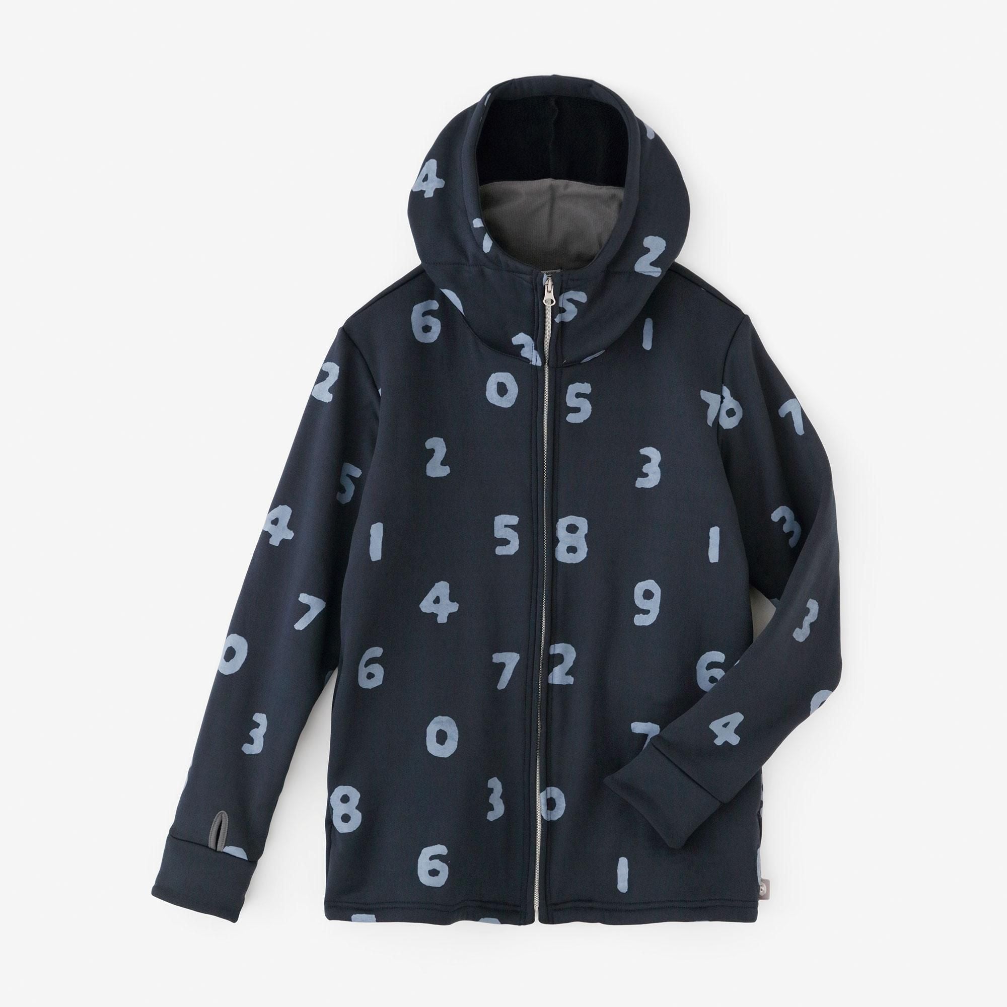 Fleece Brushed Lining ZIP UP Parka／SO-SU-U Dark Navy 