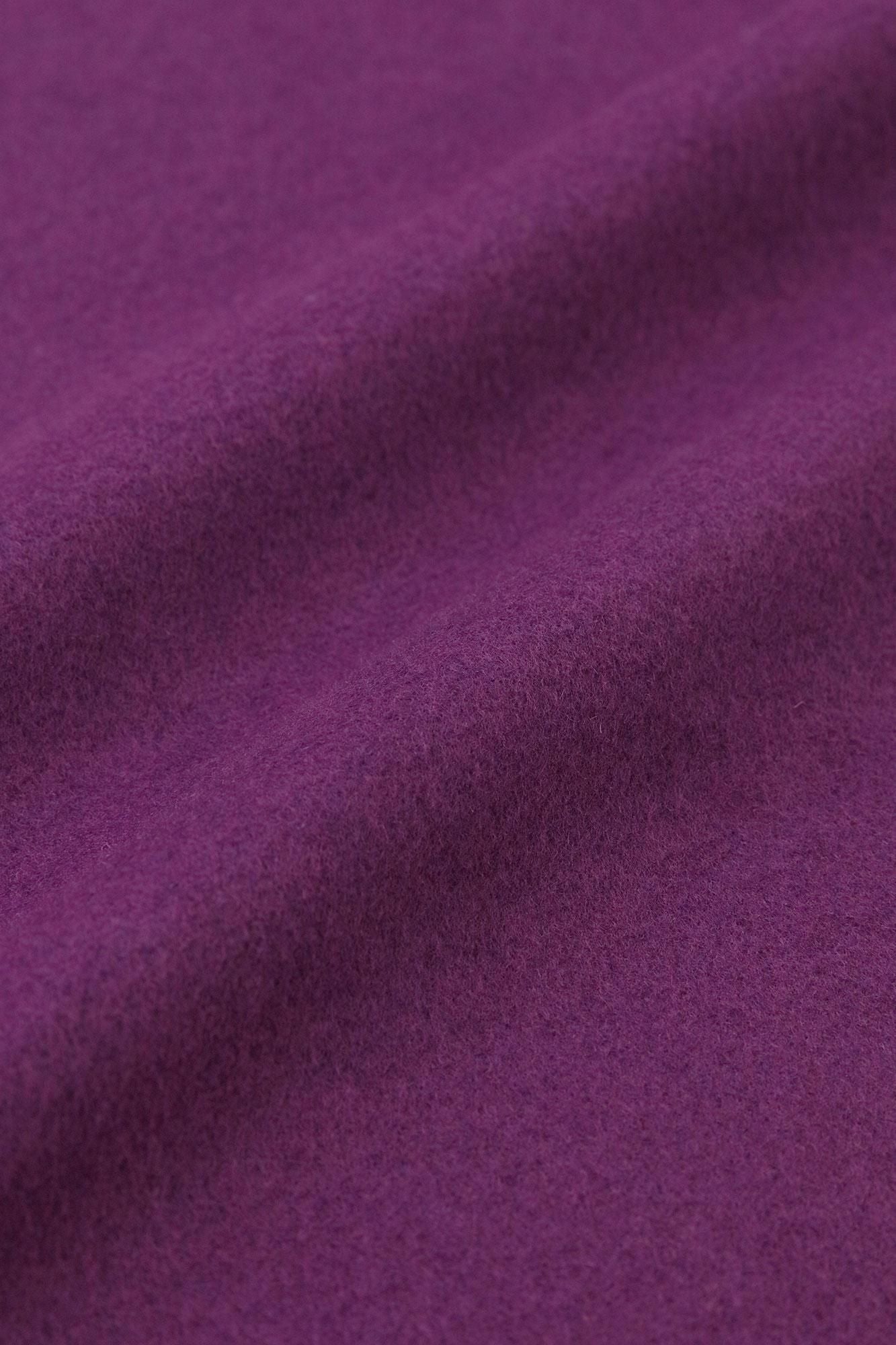 Super 120's Wool S.C. Kurzmantel 2.0/Dunkelviolett (Kokimurasaki) x Kokei