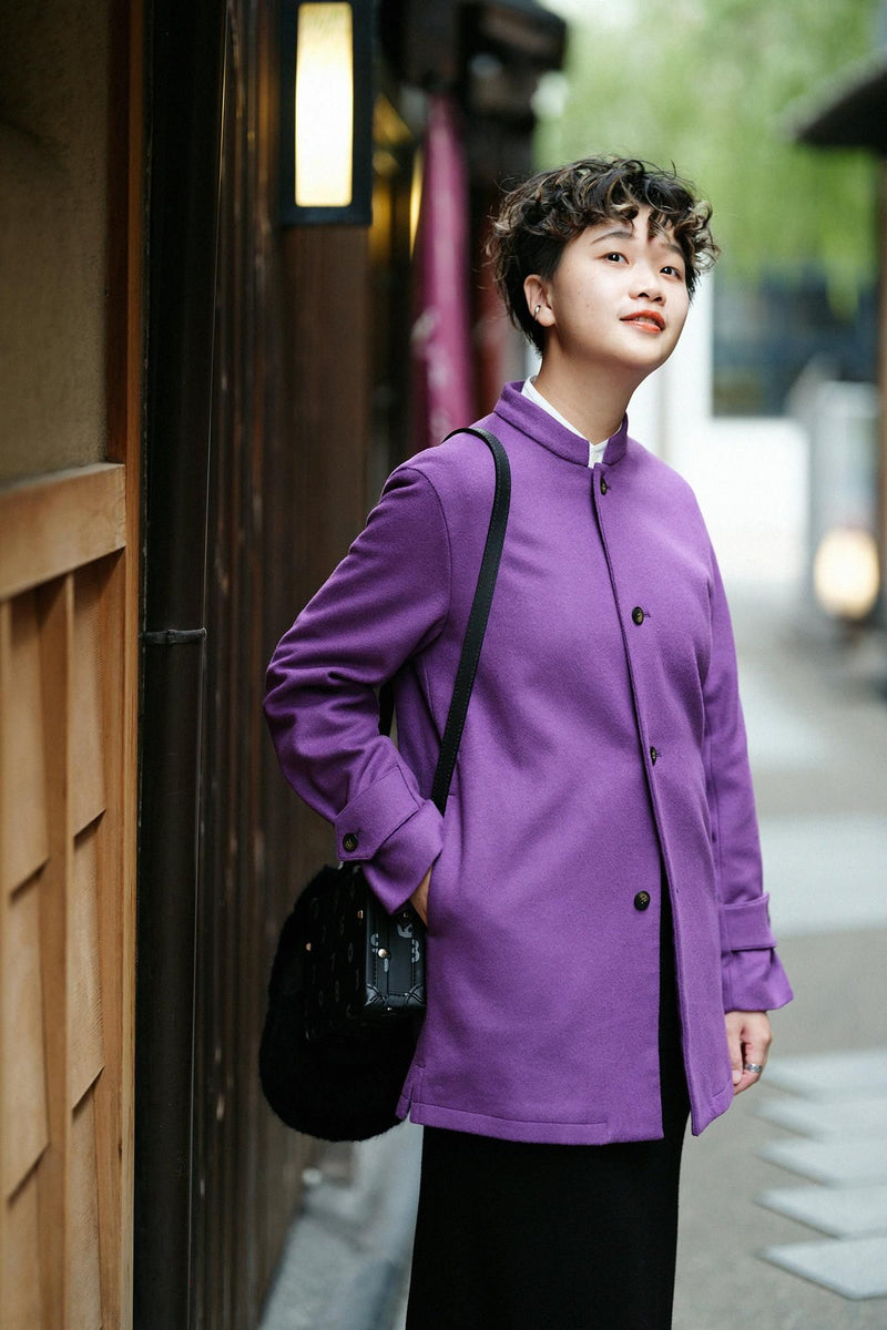 Manteau court col montant (automne/hiver)