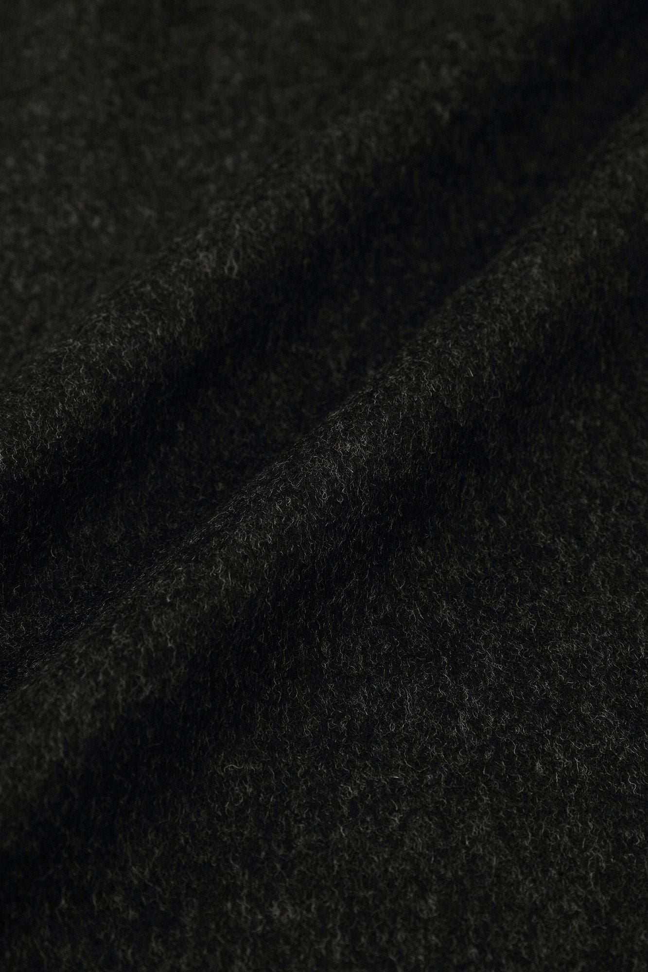 【預購】Super 120's羊毛 S.C.短外套2.0／濃墨色×橡皮筋（※預計於12月9日左右發貨）