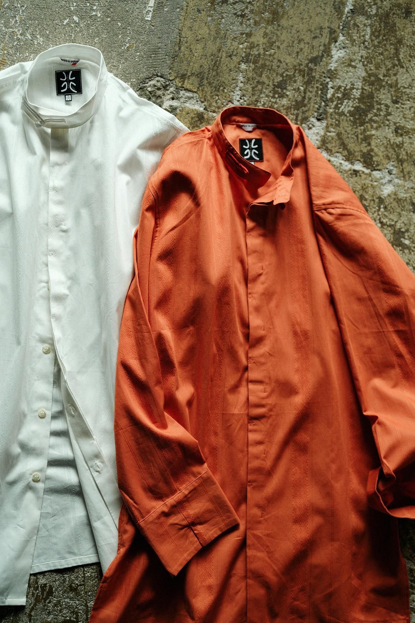 net限定】舶来間道（はくらいかんとう） 円領長襯衣（えんりょうな