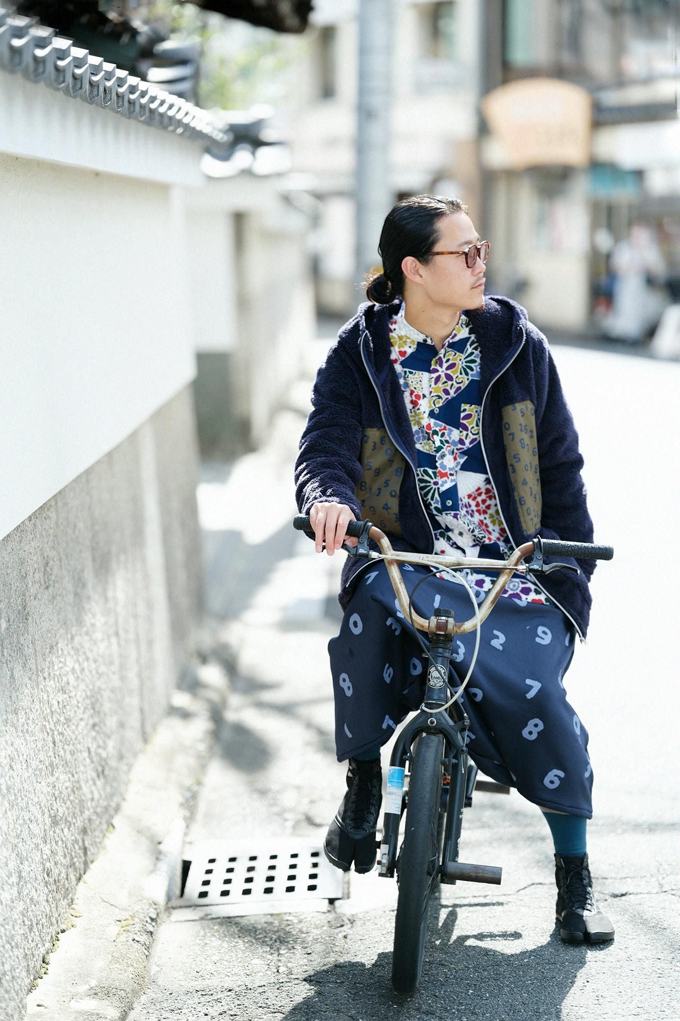 分趾足袋運動鞋HI平假名鞋底/黑色