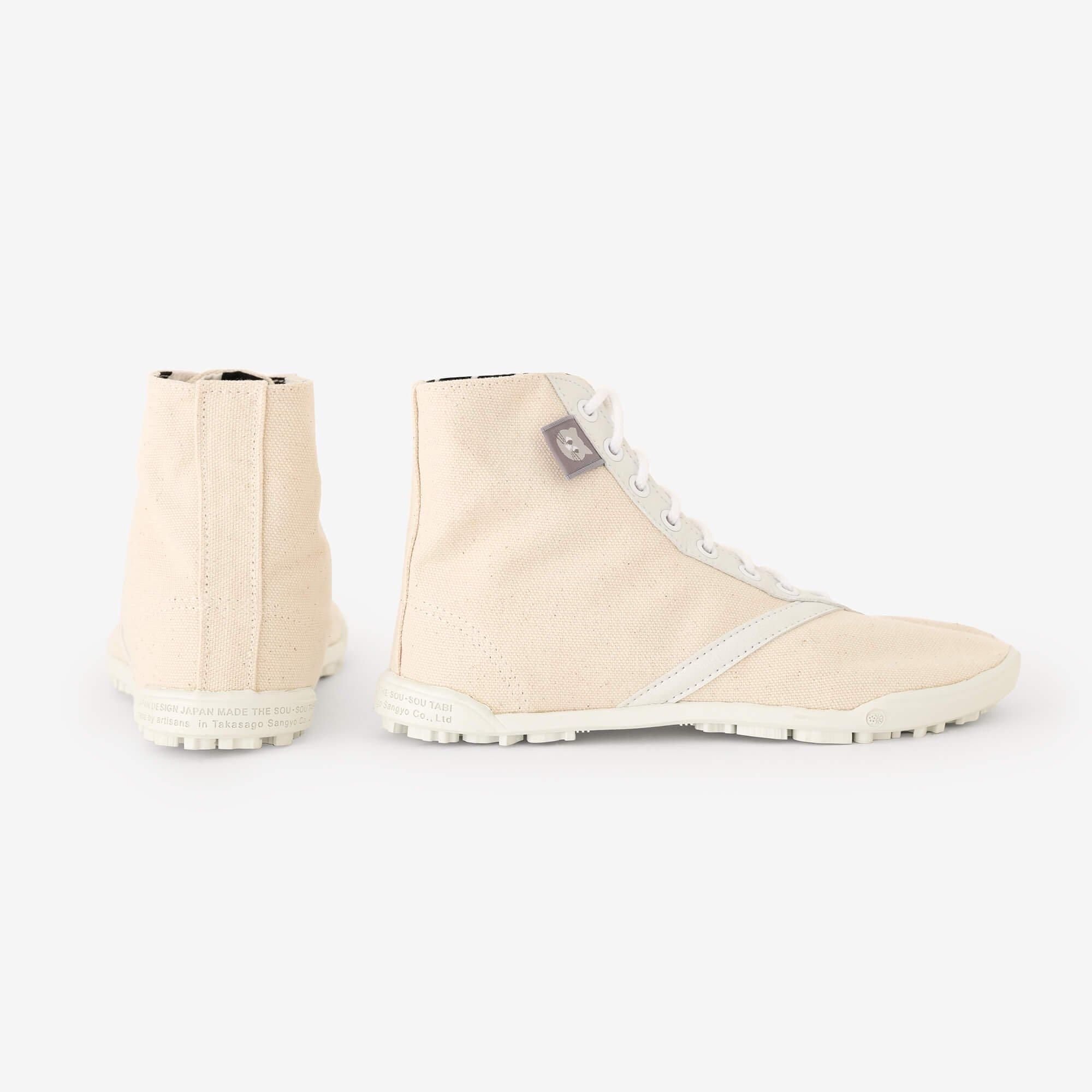 Split Toe Tabi Sneaker HI Hiragana Sole / Ivory
