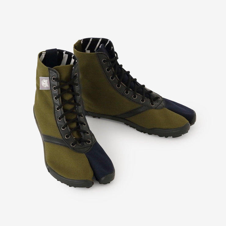 Split Toe Tabi Sneaker HI Hiragana Sole / Khaki×Navy