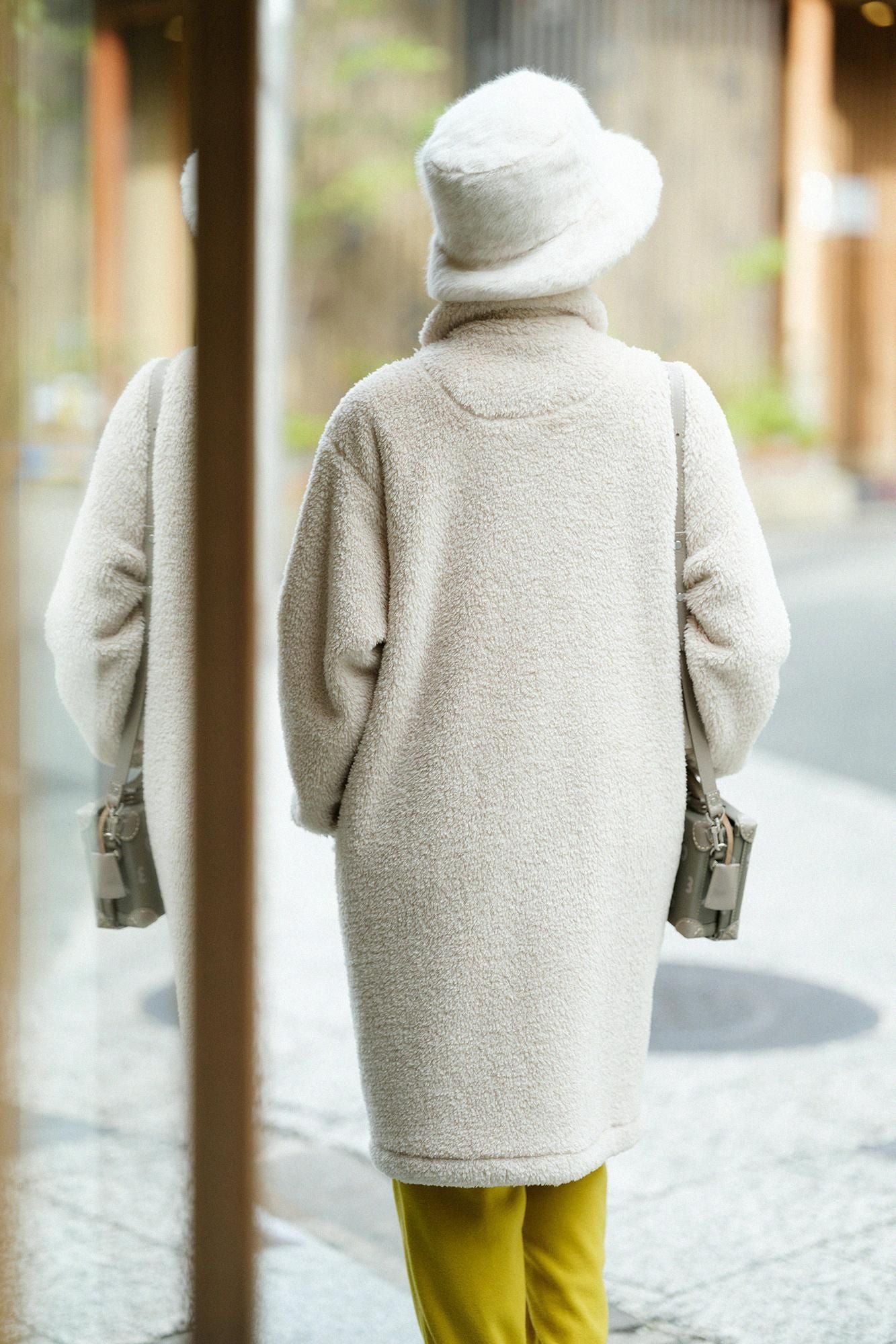 【Pre-order】Boa Robe／Creamy-white（※Scheduled to be shipped around Dec 9）