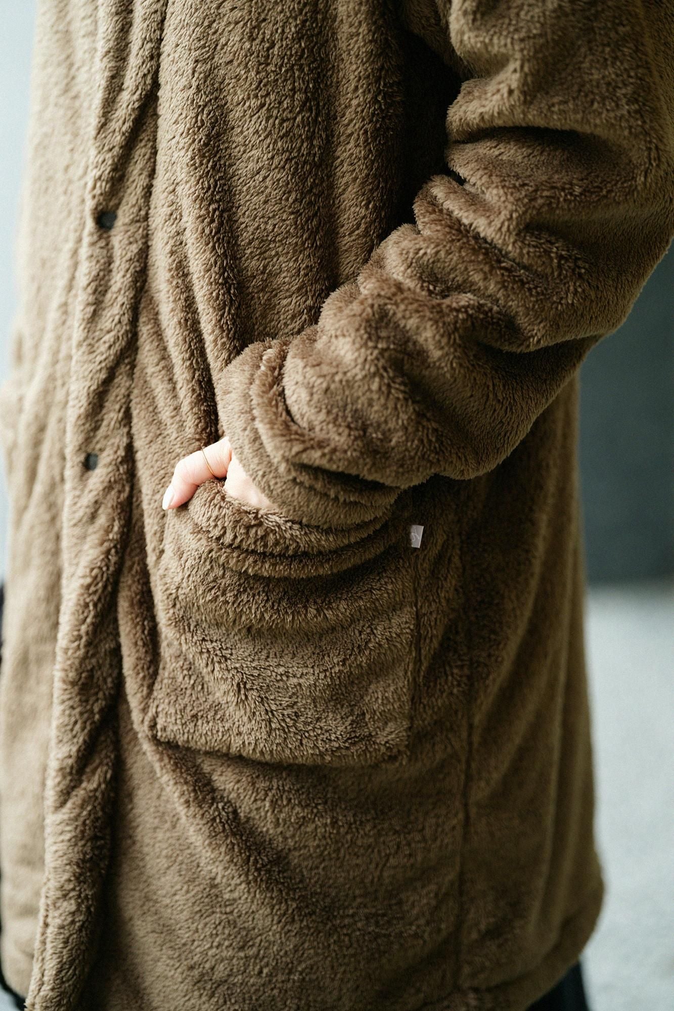 【Pre-order】Boa Robe／Deep Tea Brown（※Scheduled to be shipped around Dec 9）