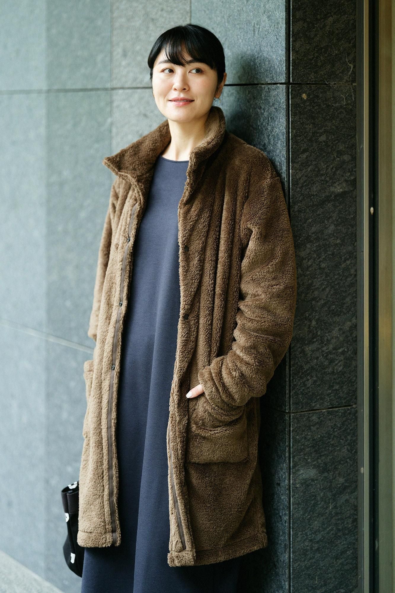 【Pre-order】Boa Robe／Deep Tea Brown（※Scheduled to be shipped around Dec 9）