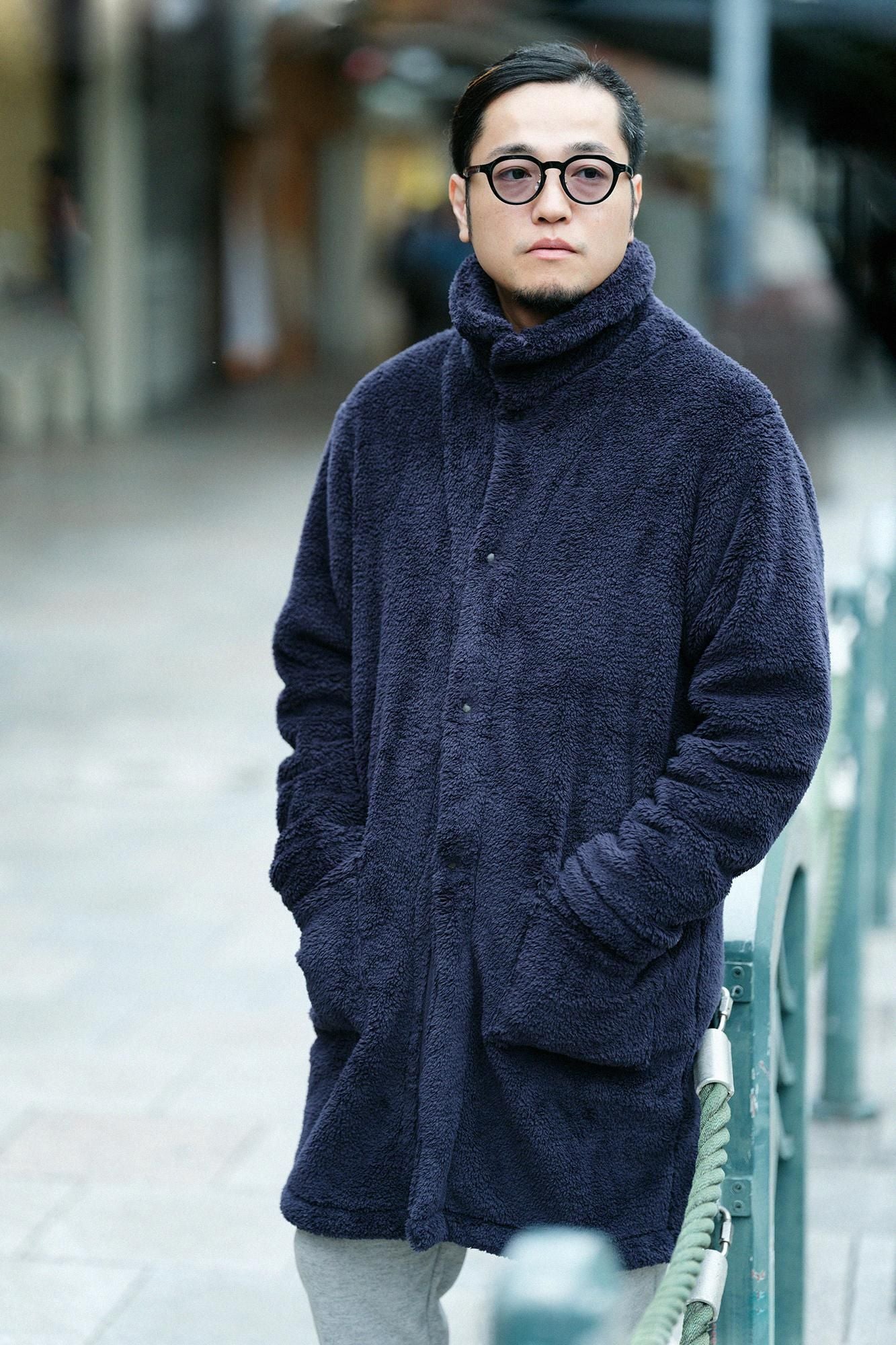 【Pre-order】Boa Robe／Dark Blue2（※Scheduled to be shipped around Dec 9）