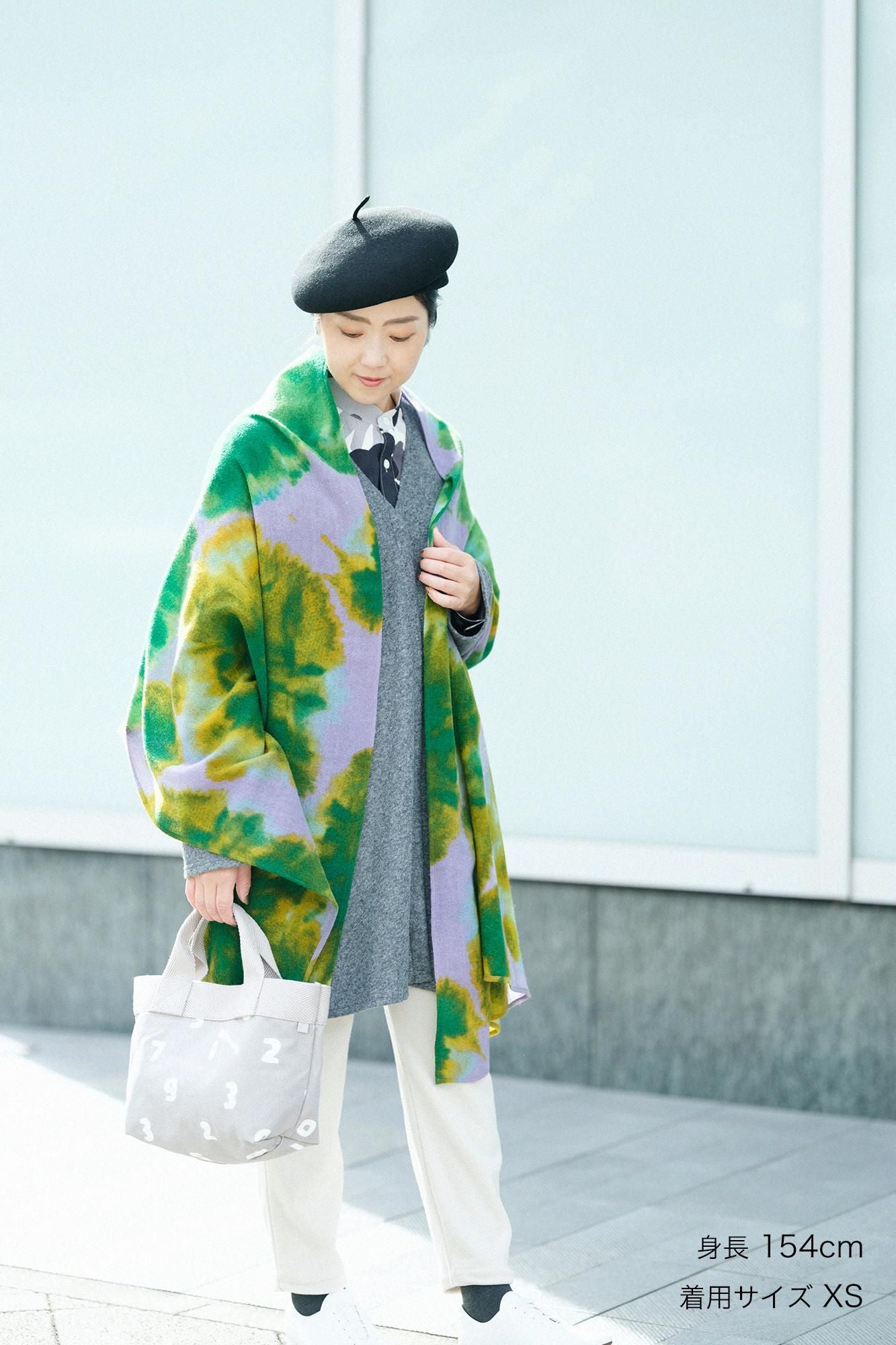 Melton Smooth Easy Tapered Pants / Greyish White