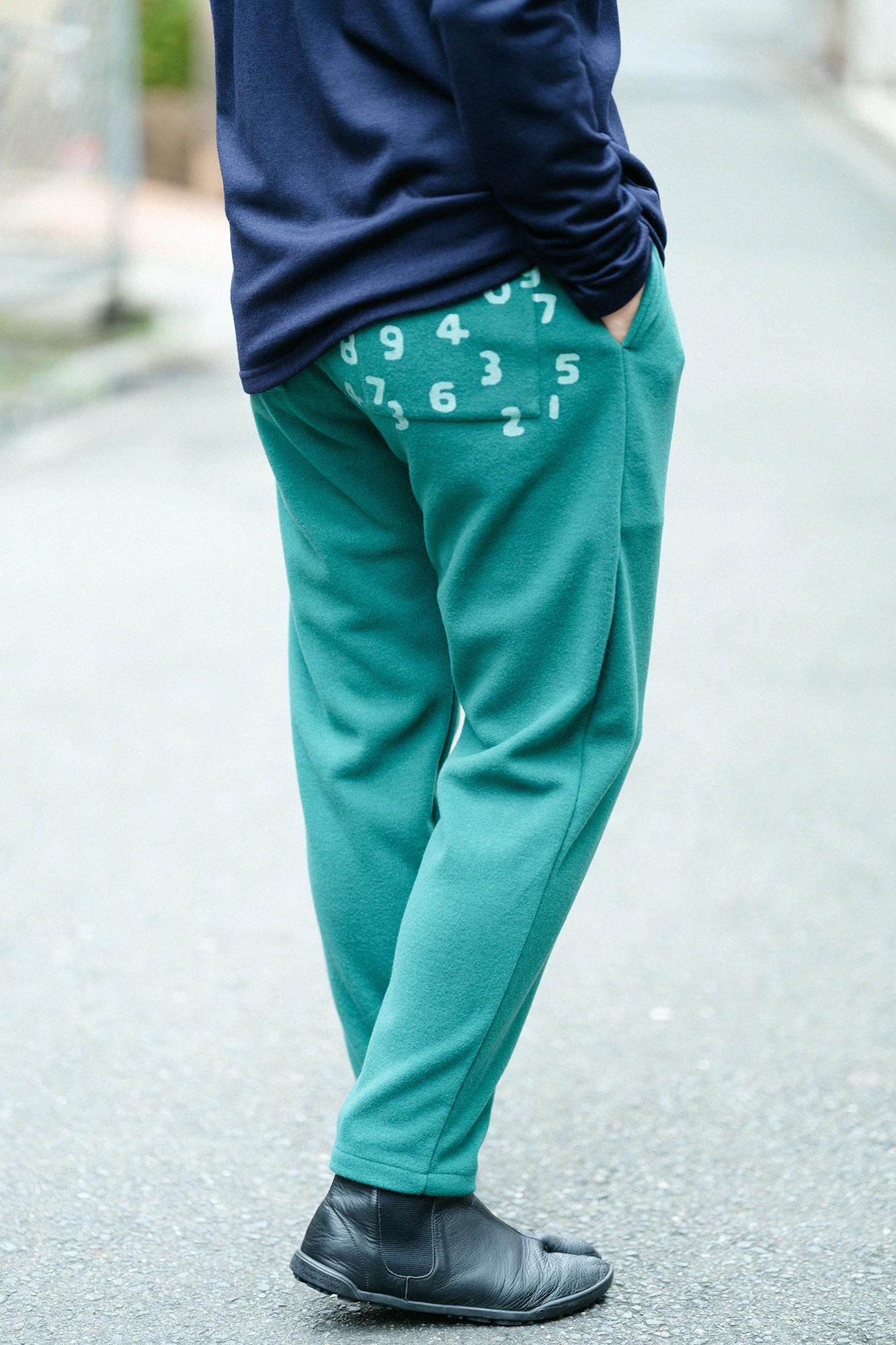 멜턴이지 테이퍼드 팬츠 이지 테이퍼드 팬츠／짙은 초록색