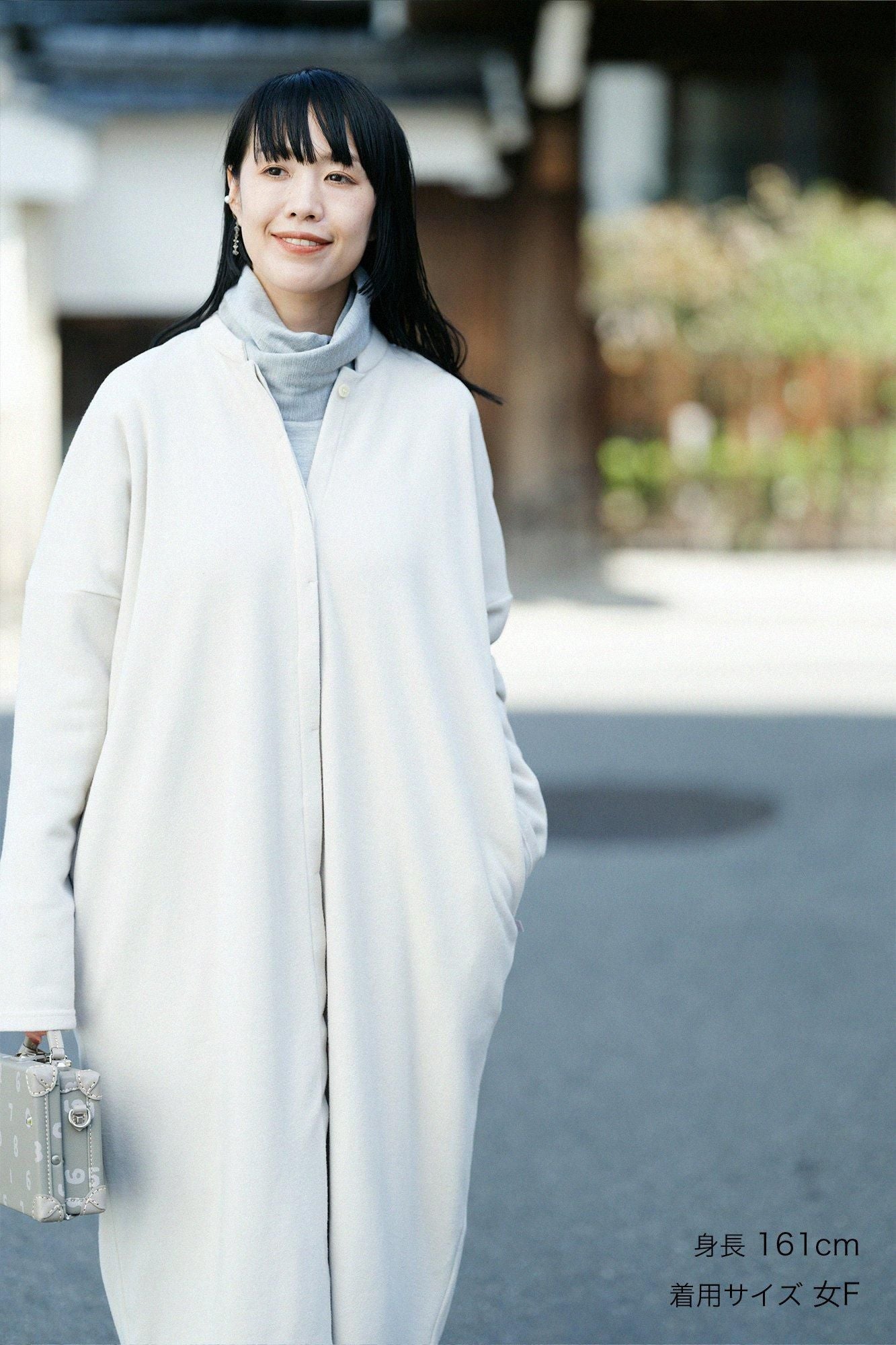 スタンドカラー ライトコート（秋冬）
