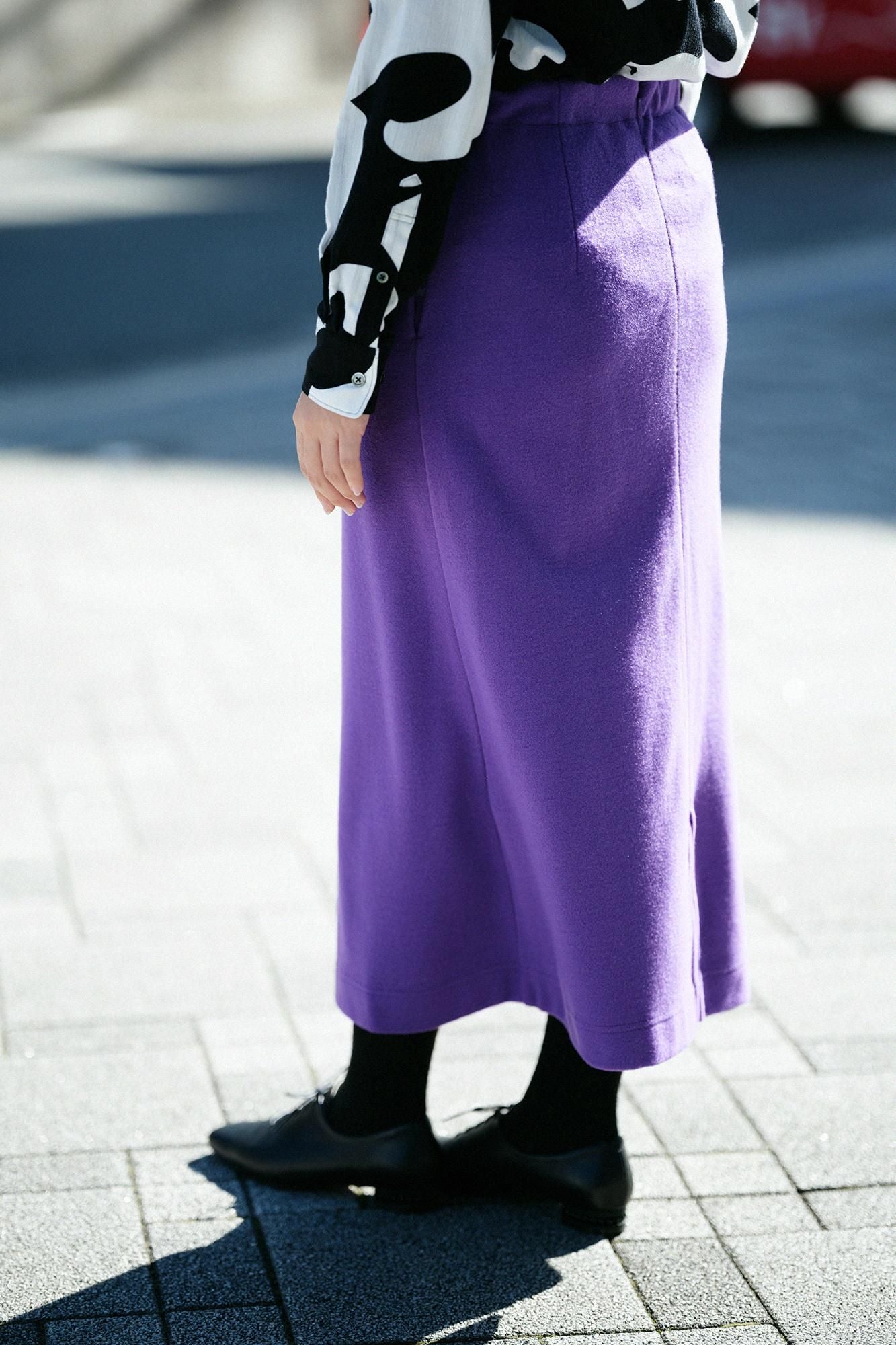 Melton glatter enger Rock/Edomurasaki