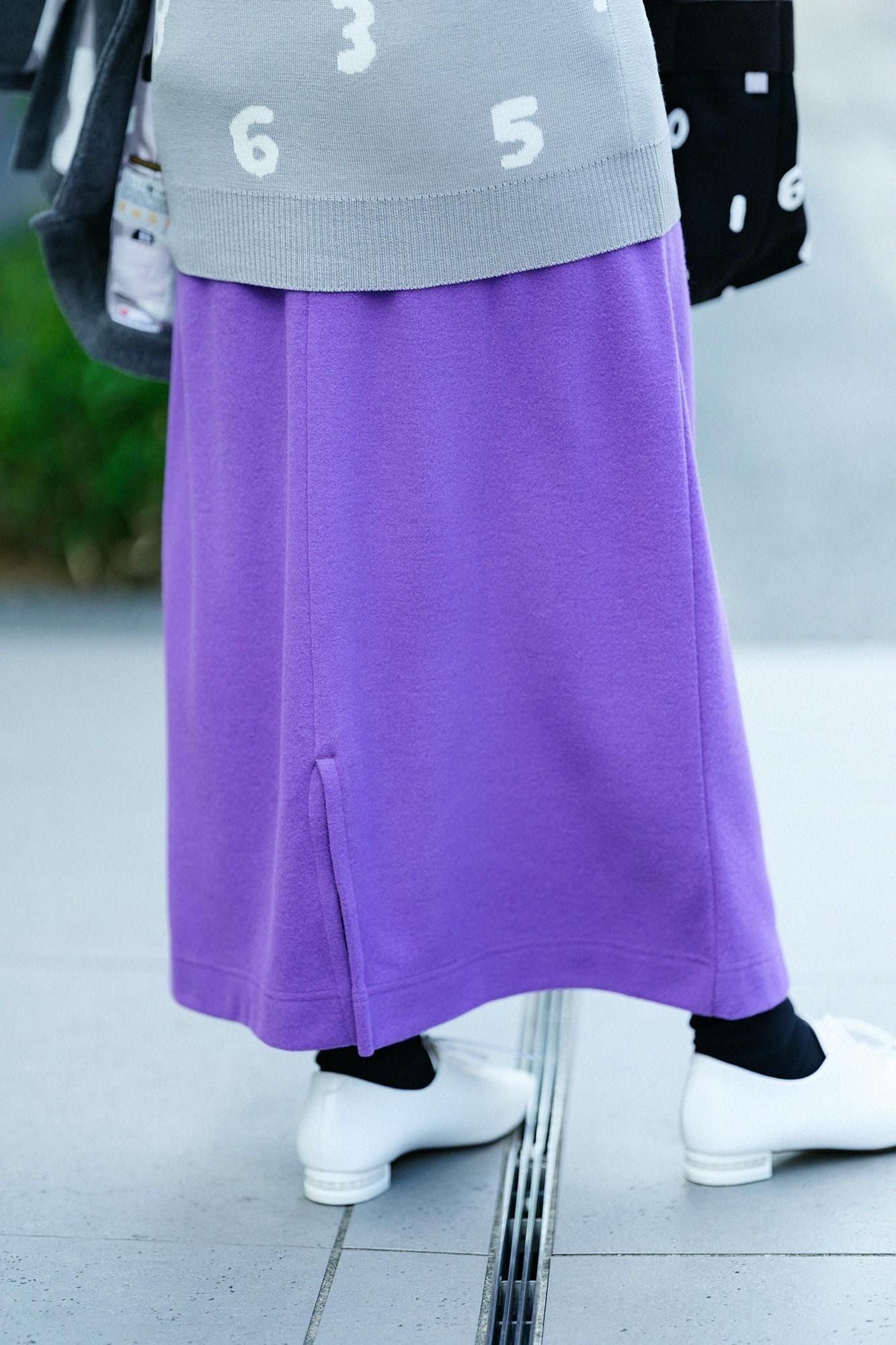 Melton glatter enger Rock/Edomurasaki