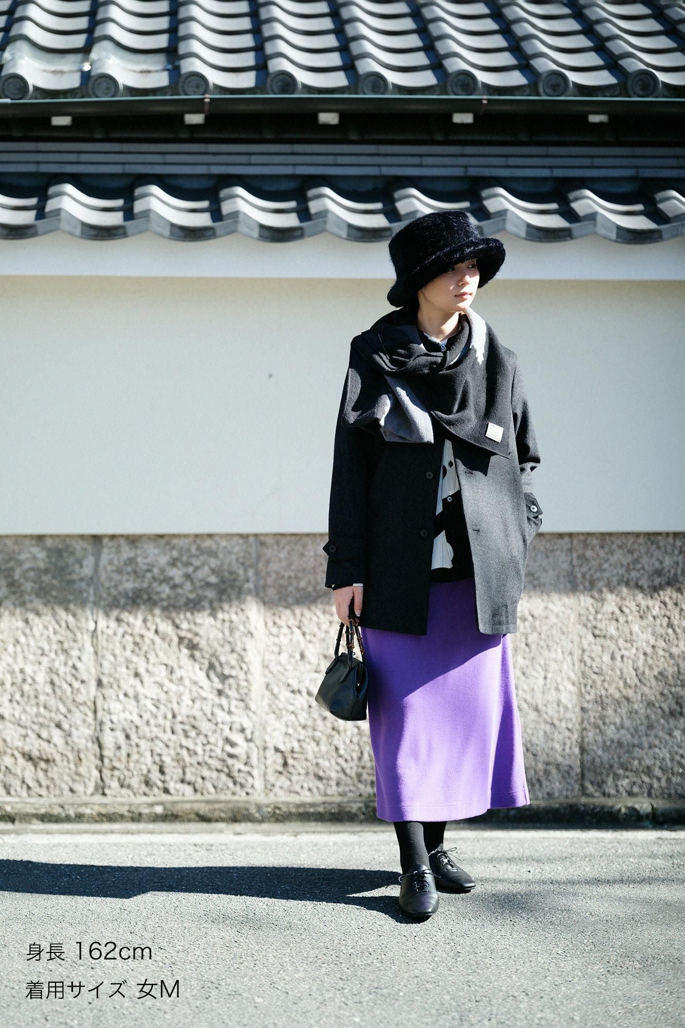 Melton glatter enger Rock/Edomurasaki