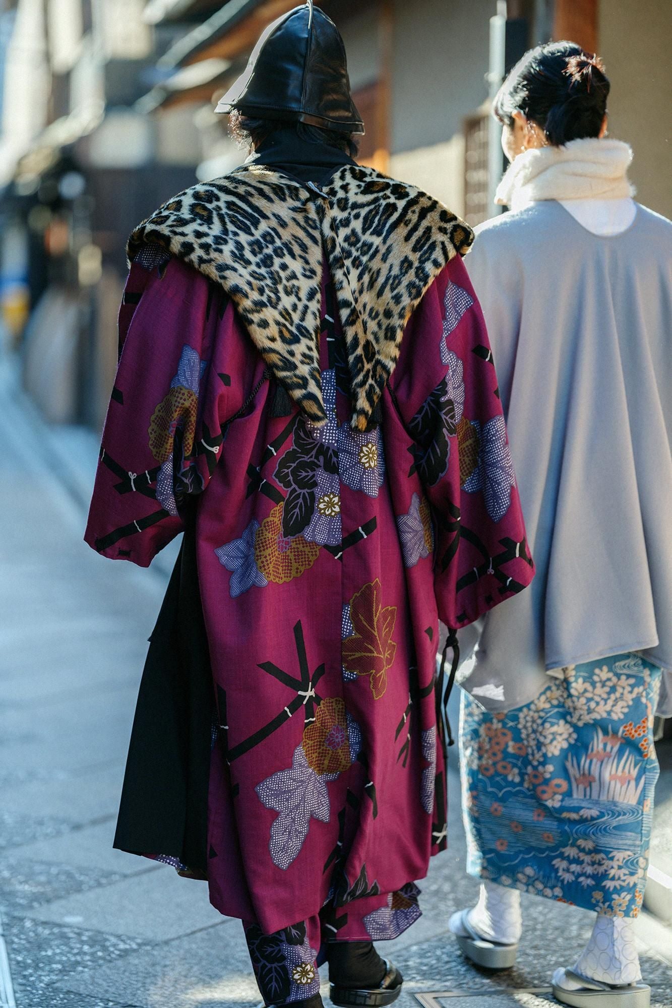 毛皮 短尺背心／豹紋