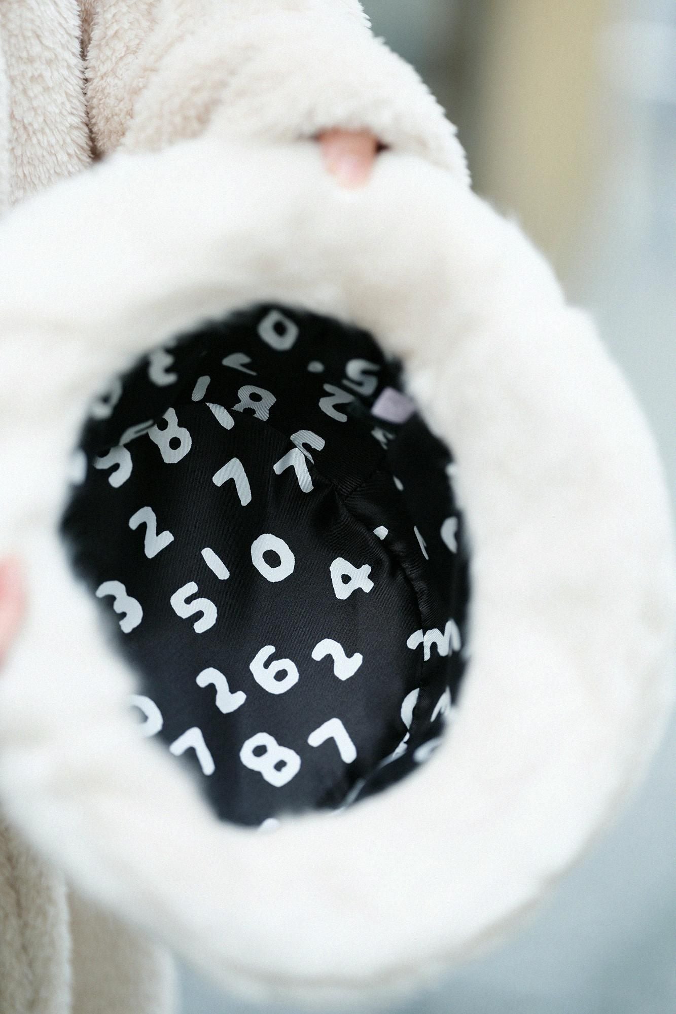 人造毛皮皮帽/本白x SO-SU-U十數 昆