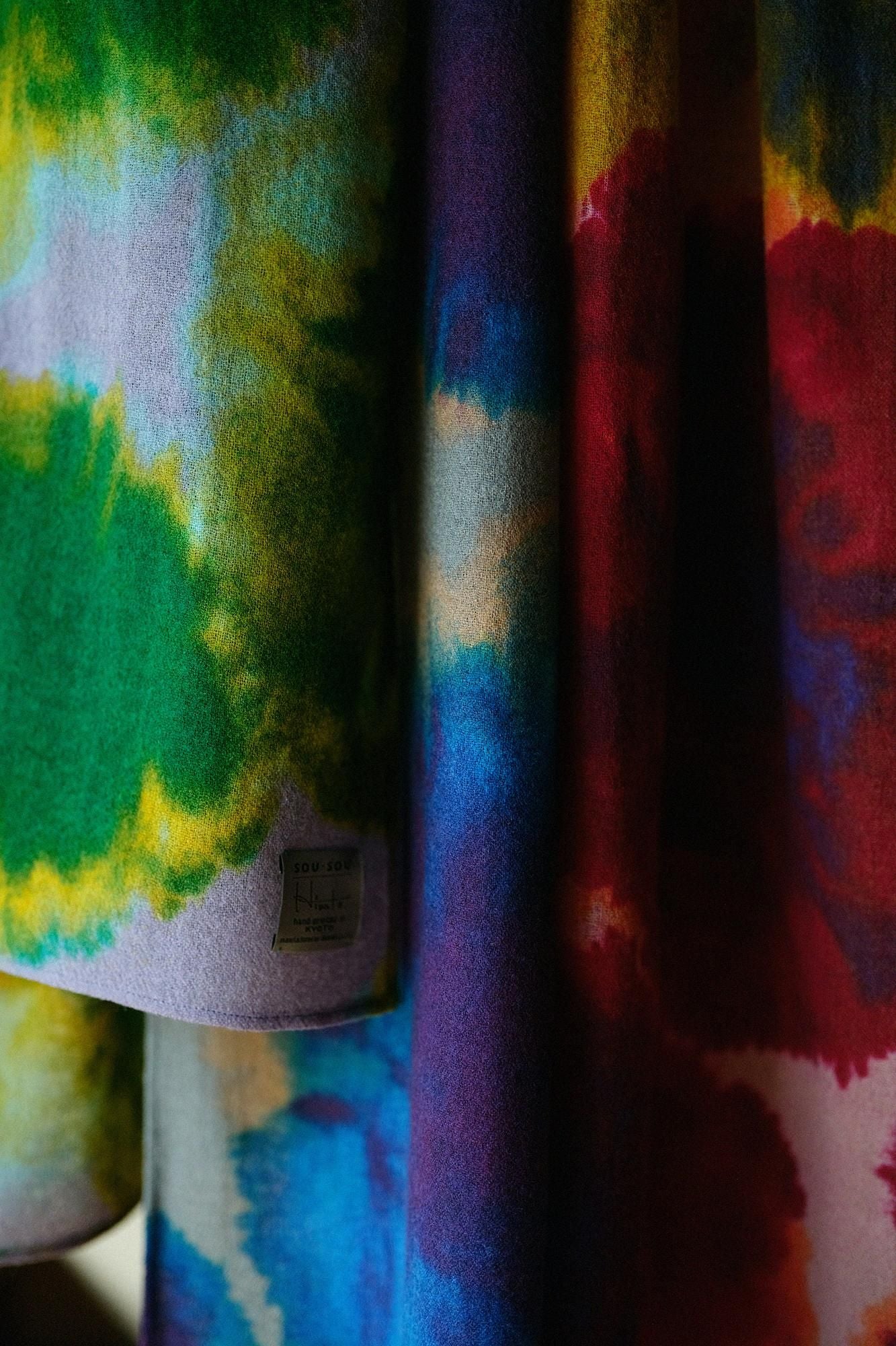 【Pre-order】SOU・SOU×Hinata Hataetoshi Scarf／Dark Sappanwood（※Scheduled to be shipped around Dec 9）