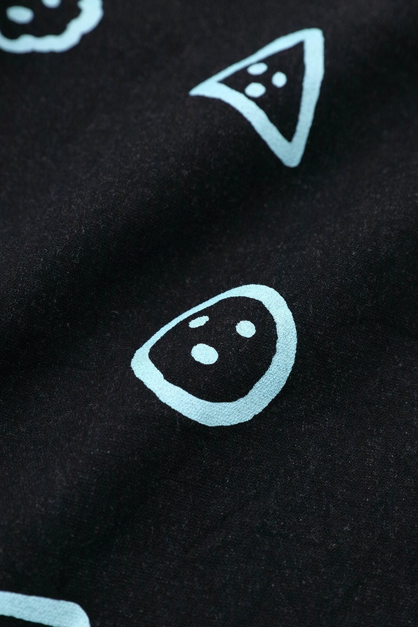 ●牛仔布 童裝長褲 三袋／靛藍染×大家一起玩吧