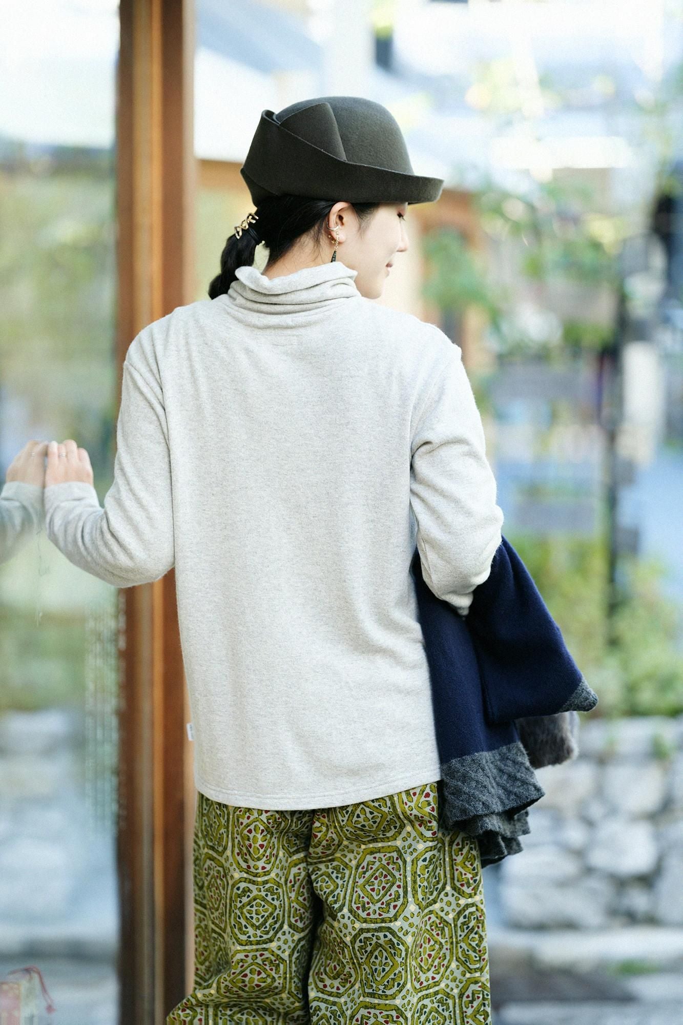 [Réservation] Doublure polaire, Ami peigné, fermeture éclair tour de cou/kinunezu (*Expédition prévue vers le 25 novembre)