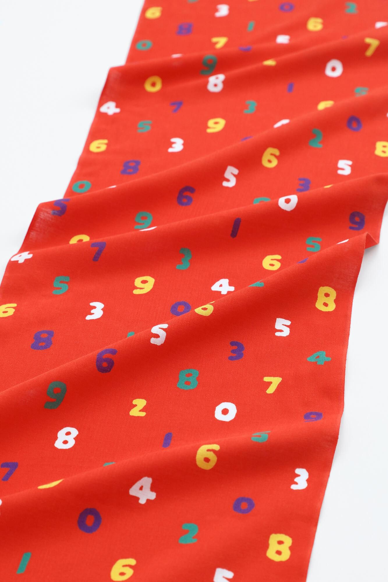 Nach Gewicht verkaufte Textilien (Ise-Baumwolle Tenugui)/SO-SU-UFünf Elemente (Gogyo) Feuer (hi) <50cm>