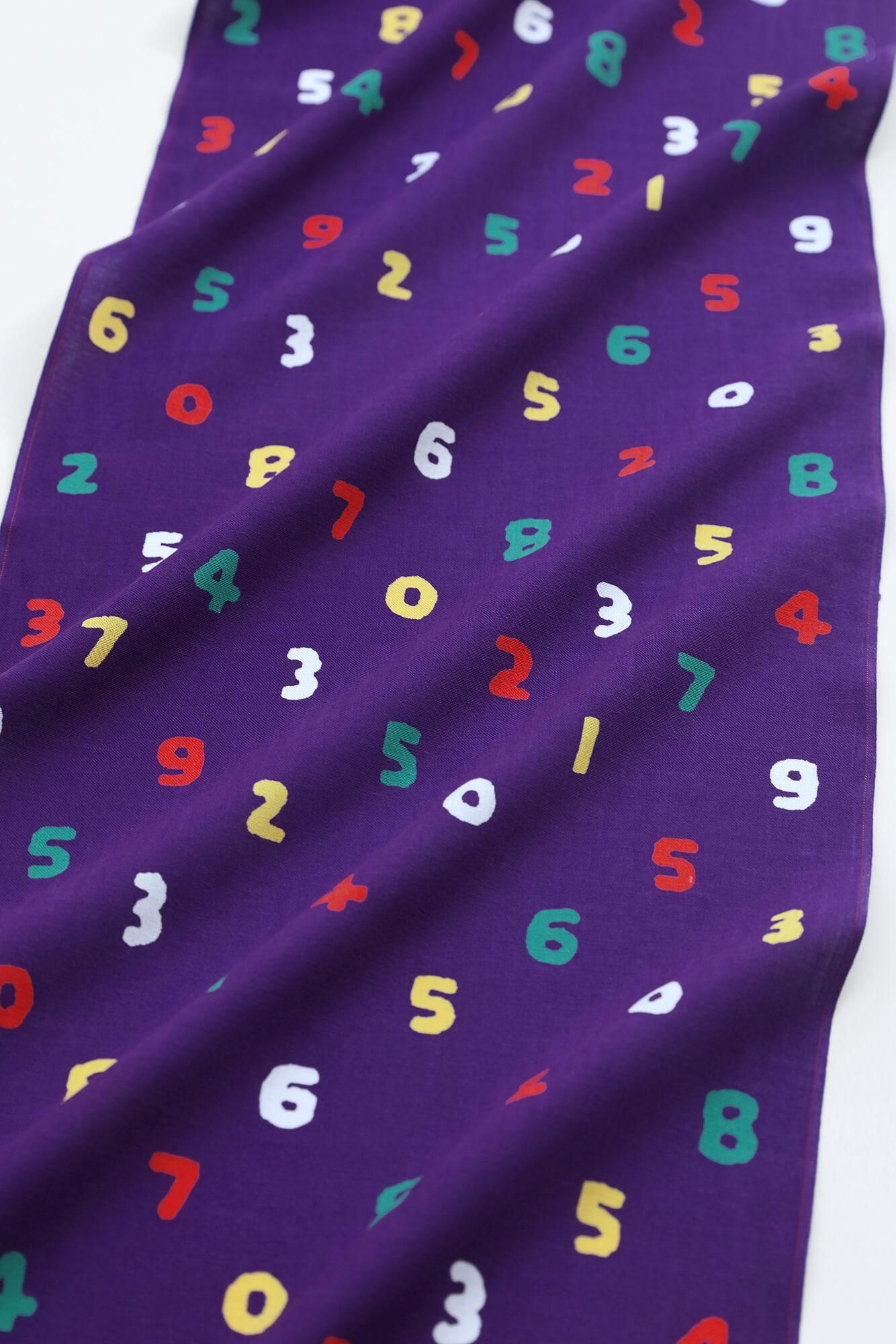 Textile  (Ise-momen cottoncotton Handkerchief）／SO-SU-UGogyo (Five Elements) Wed(Water)＜50cm＞