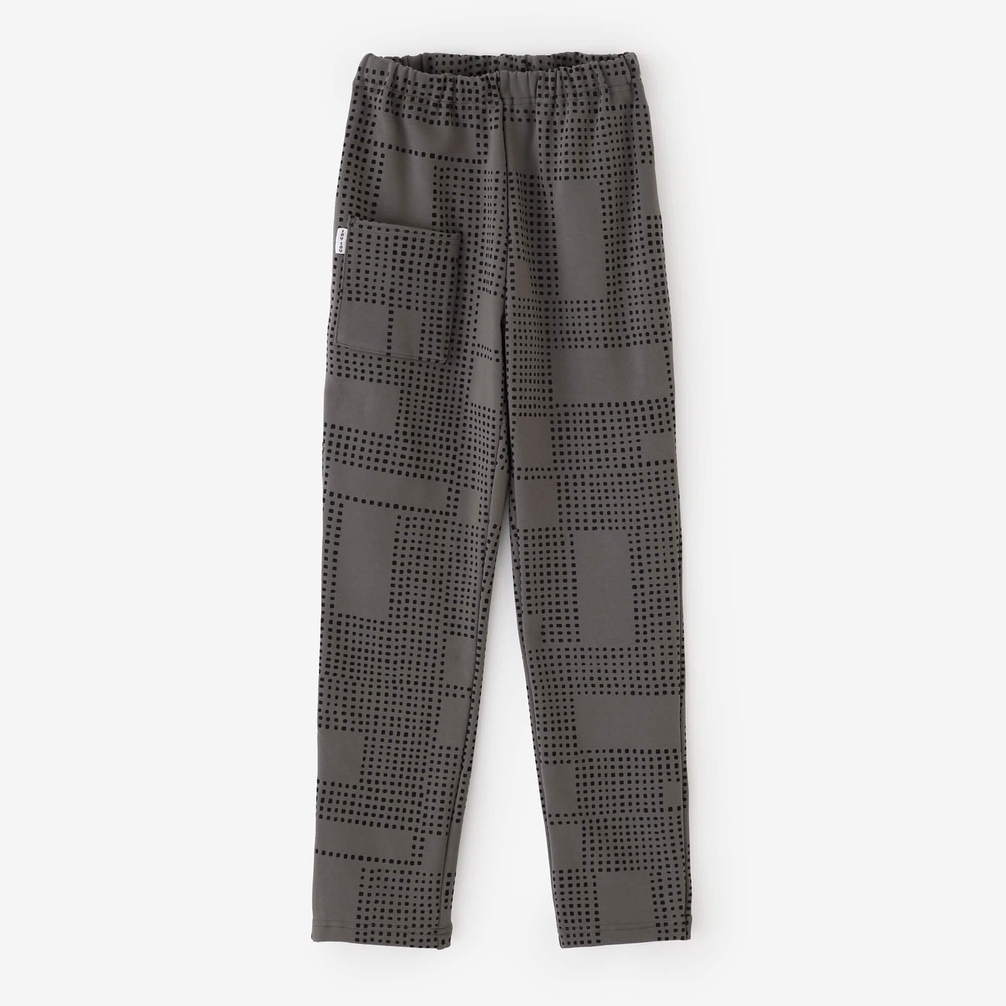 裏毛 細形（ほそなり）えんゆう穿き／影（かげ） 江戸鼠（えどねず）