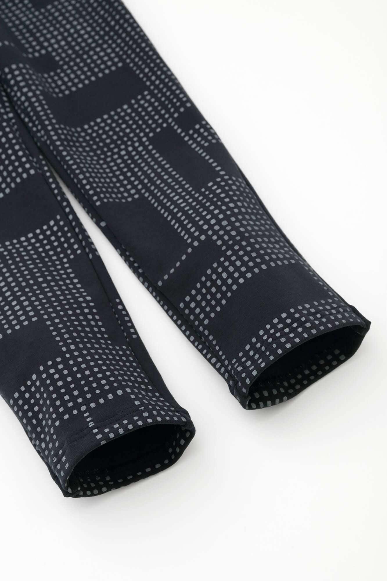 裏毛 窄版細腿褲／影 深藍色