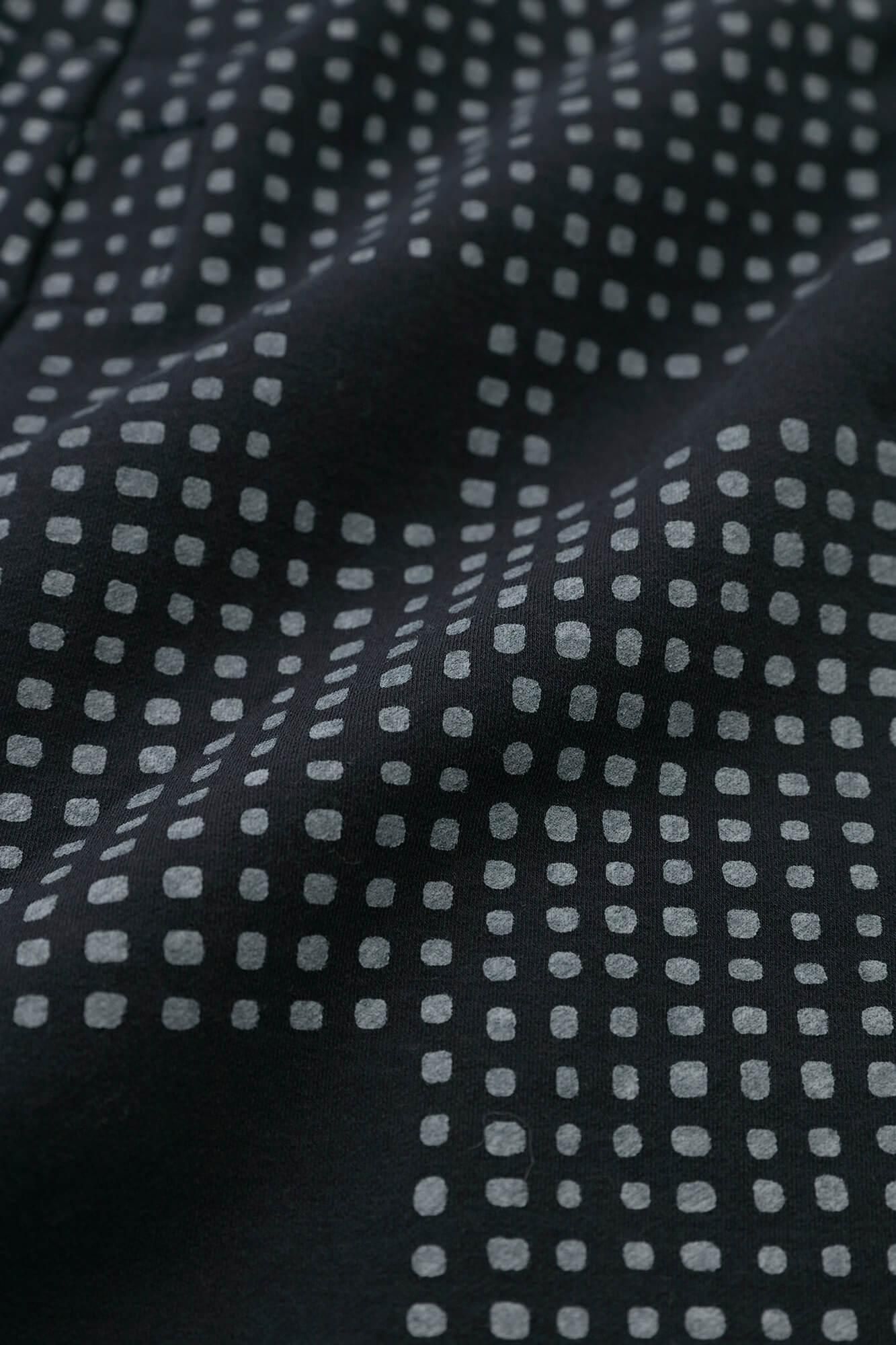 裏毛 窄版細腿褲／影 深藍色