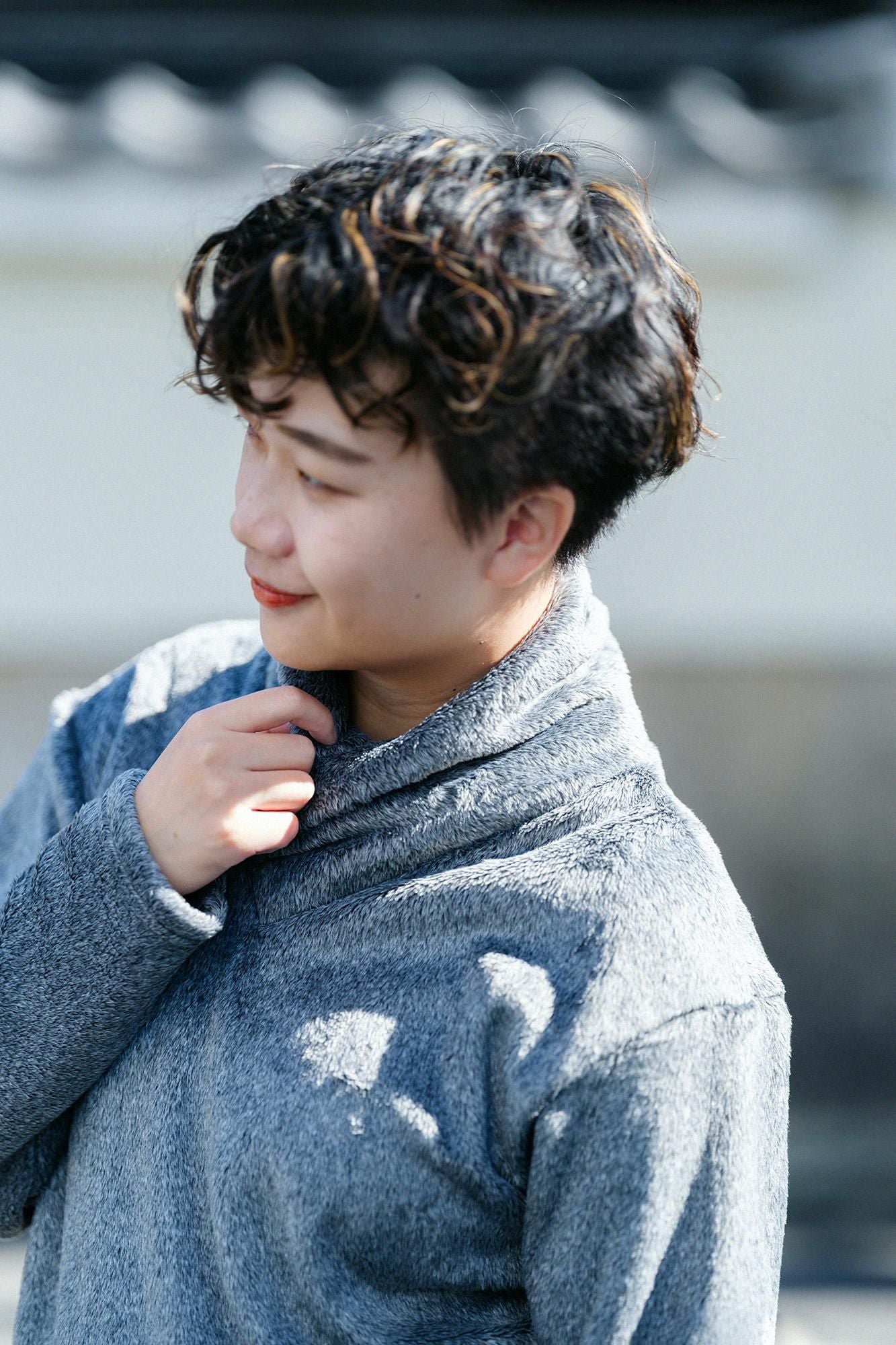 [Nur im Internet verfügbar] Biberboa-Halsband/mattfarbenes Heidekraut (Nibiiromoku)