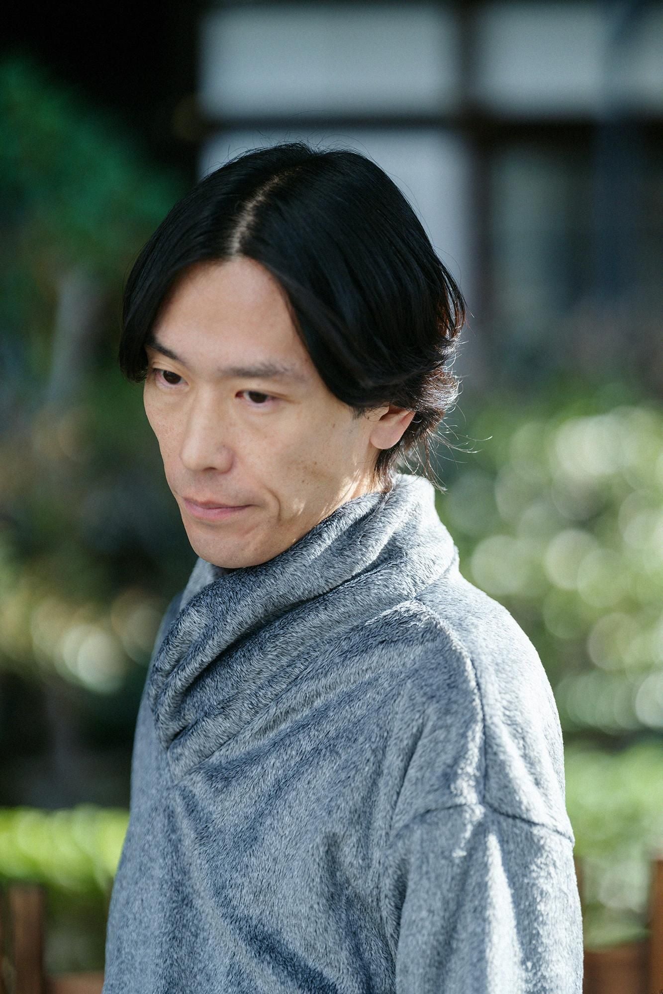 [Nur im Internet verfügbar] Biberboa-Halsband/mattfarbenes Heidekraut (Nibiiromoku)