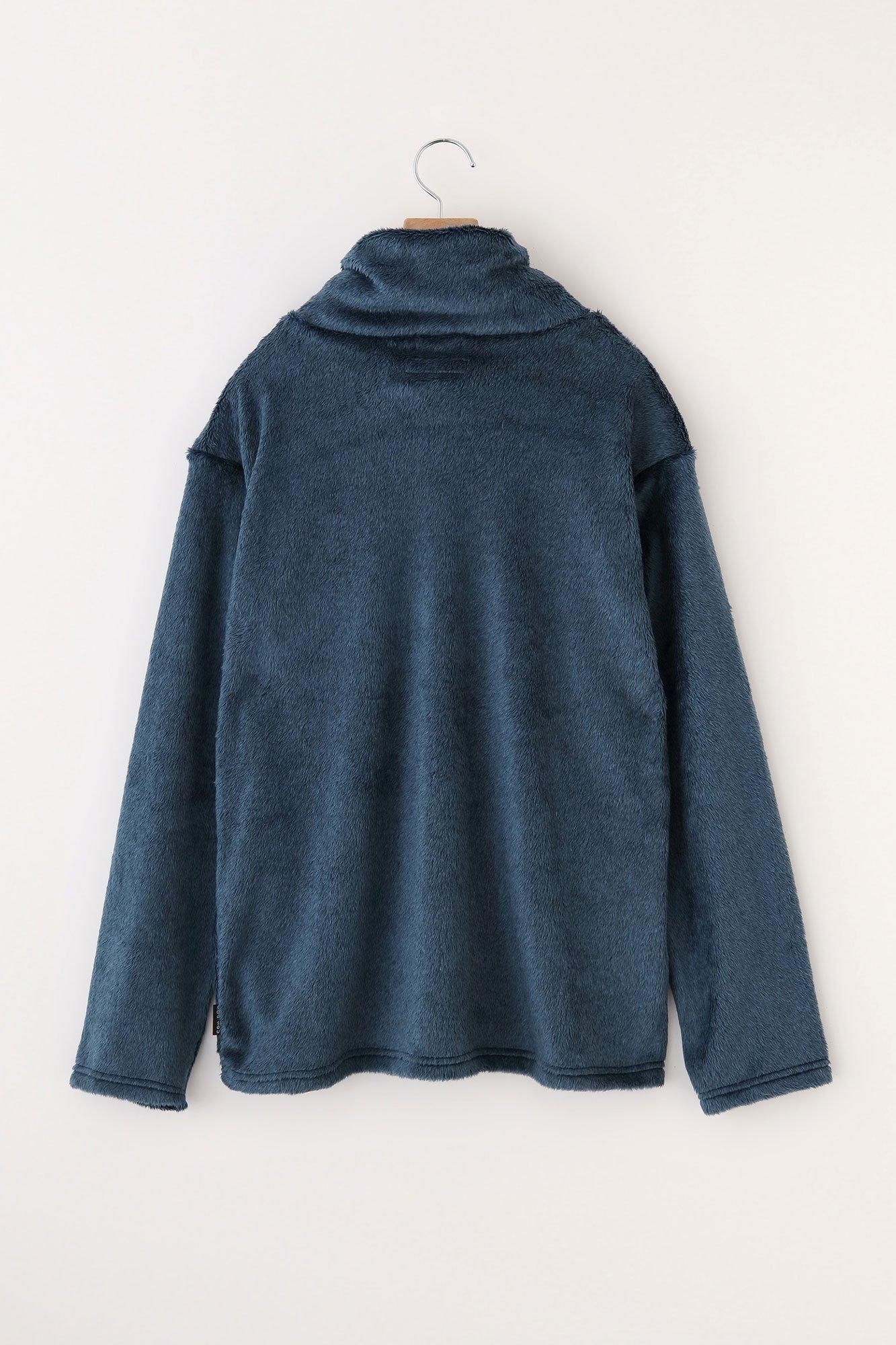 Beaver Turtle Neck Shirt / Dark Indigo Blue