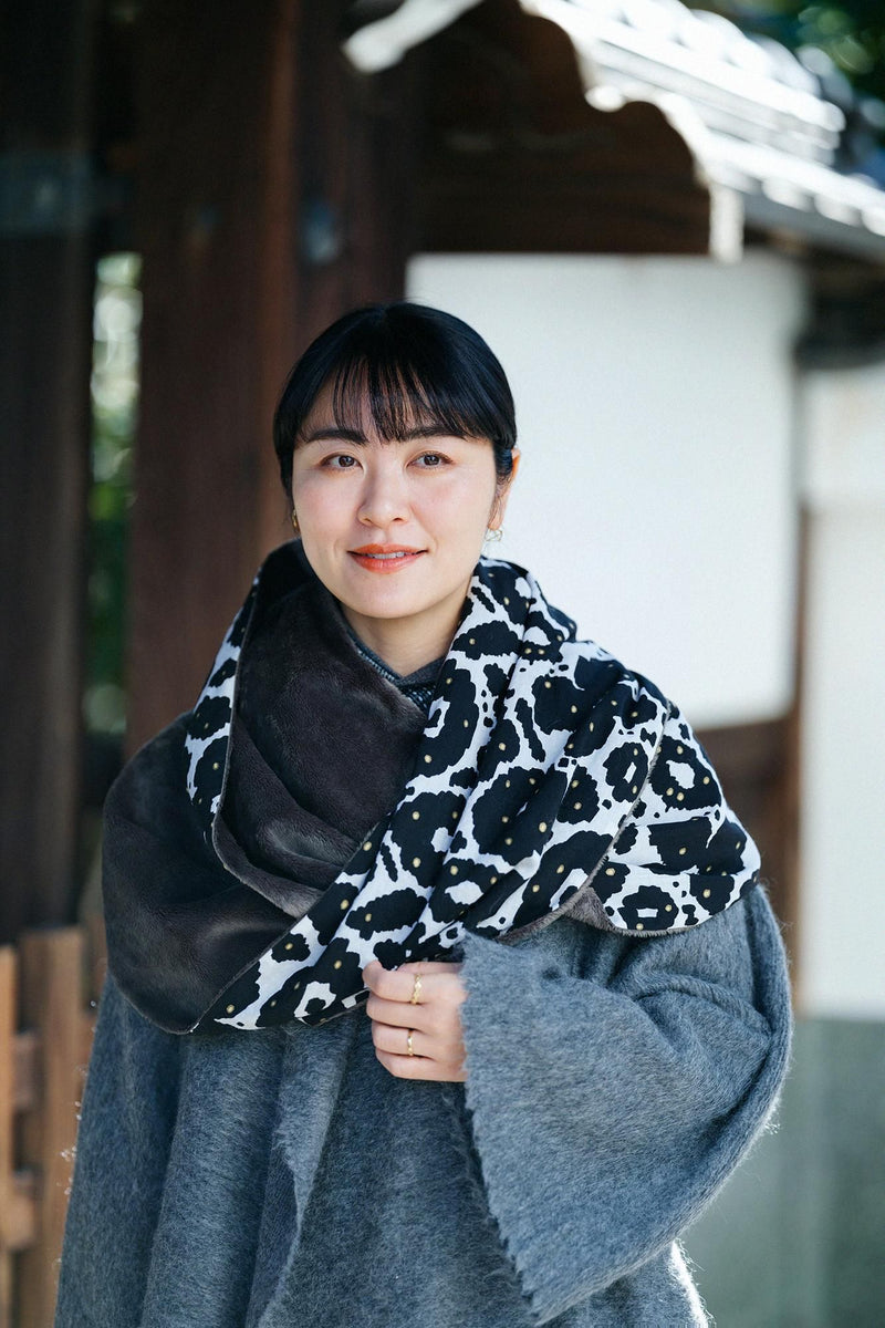 Muslin Wool Boa Infinity Scarf