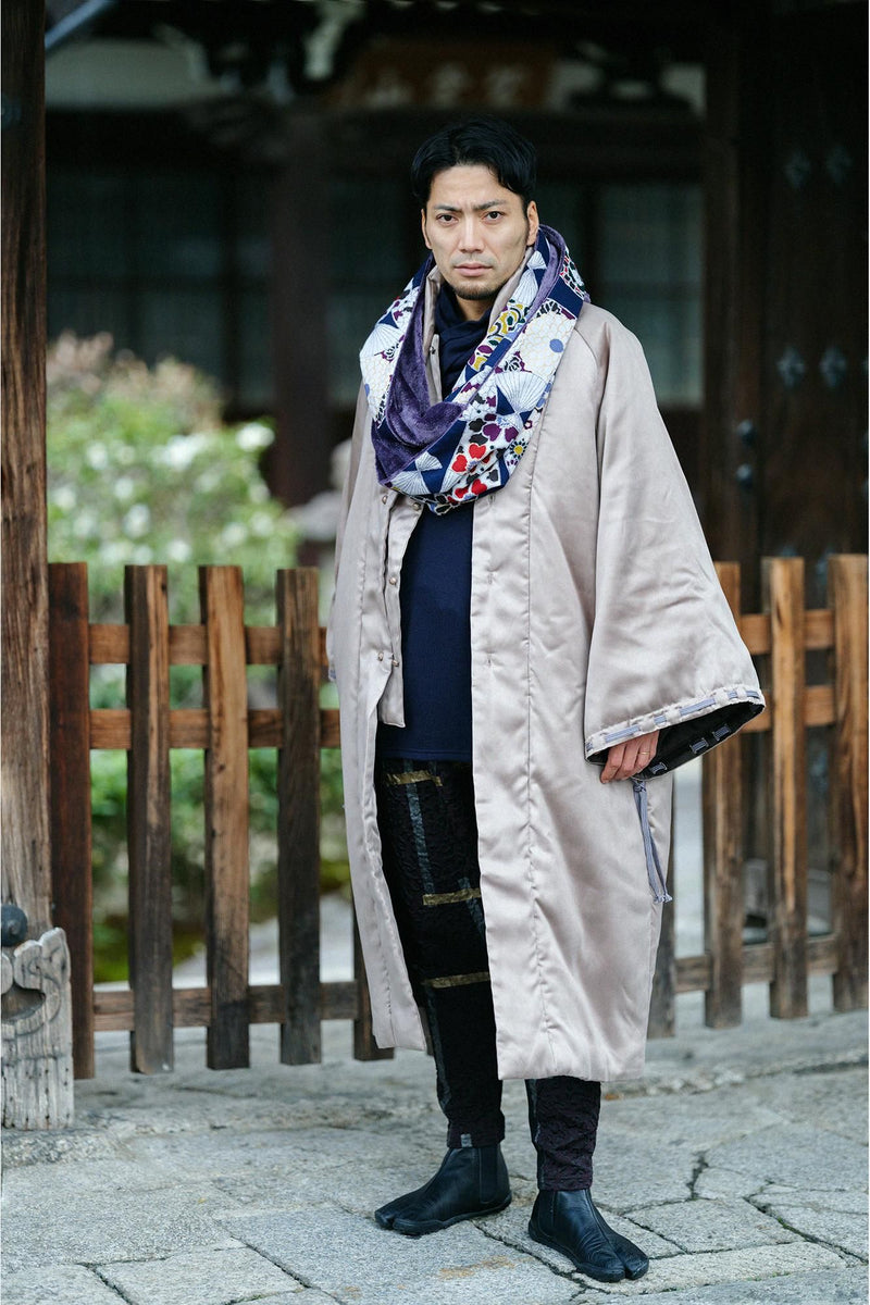 Muslin Wool Boa Infinity Scarf