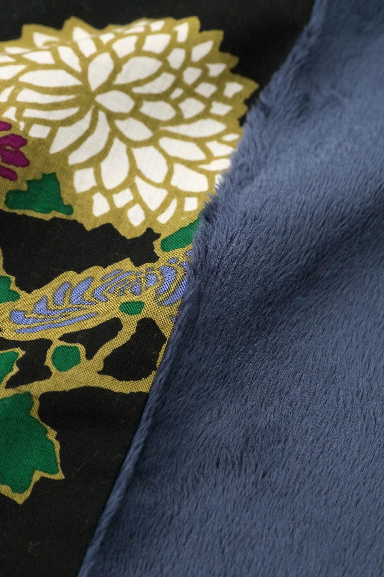 モスリンボア えりまき／雲取り（くもどり）に菊