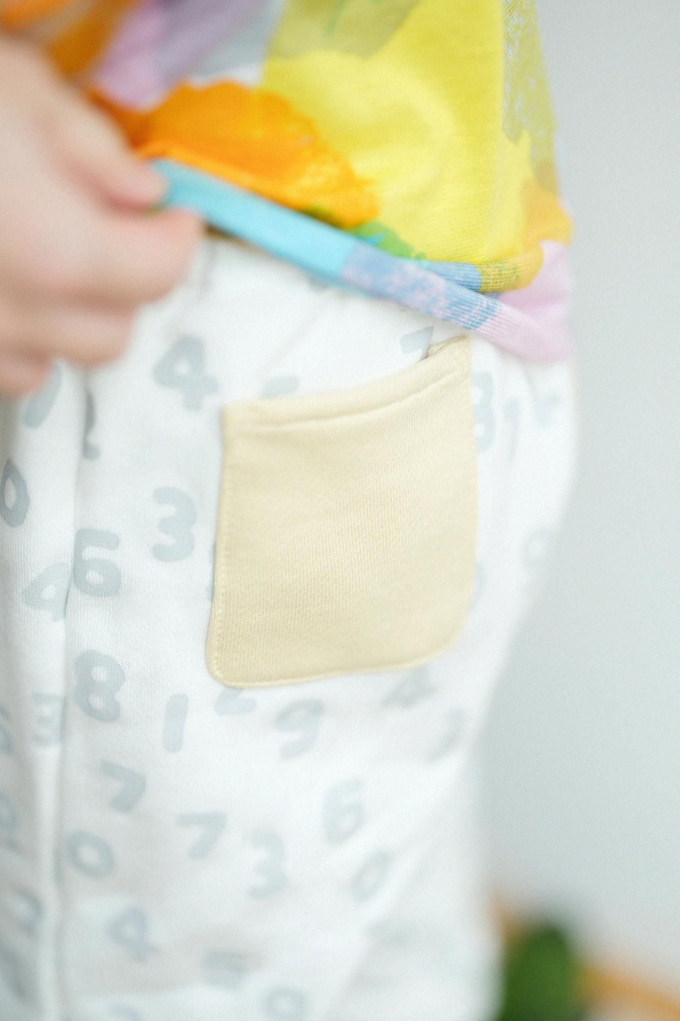 ● Fleece Lining Monpe Pants for Kids / SO-SU-U Kon Pure White